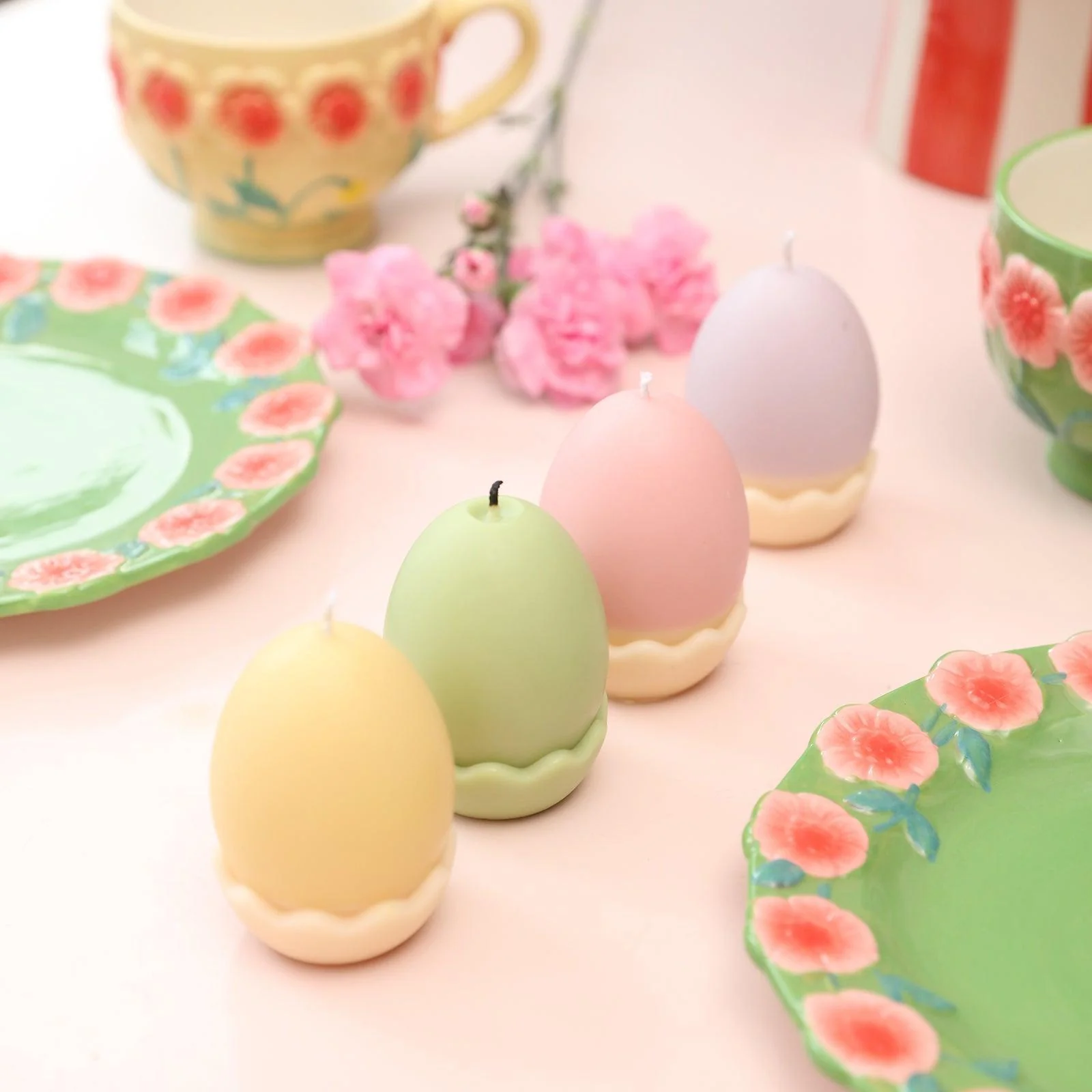 Rustic Easter Egg Candle Silicone Mold - Image 5