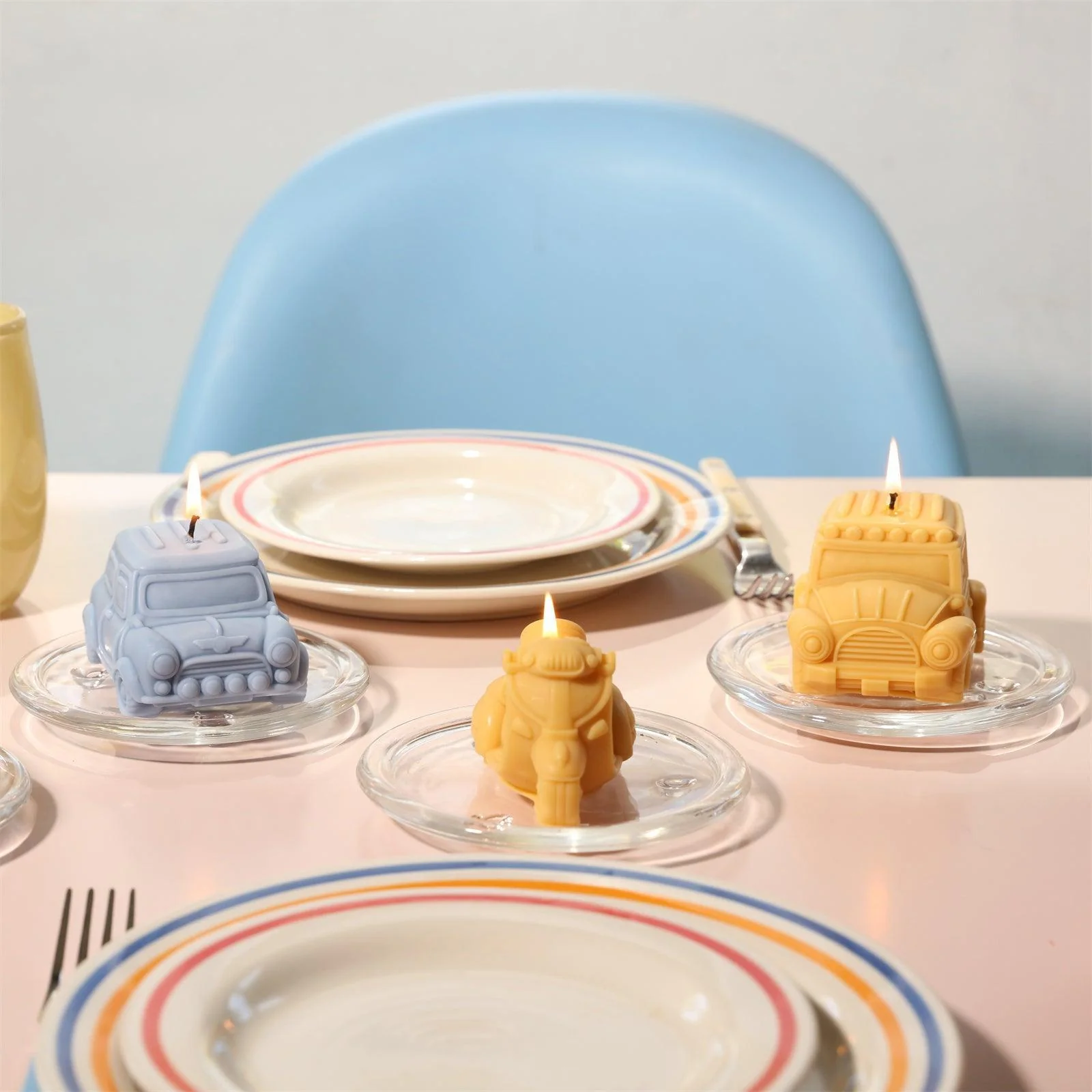 Vehicle-shaped Candle Collection Silicone Mold - Image 4