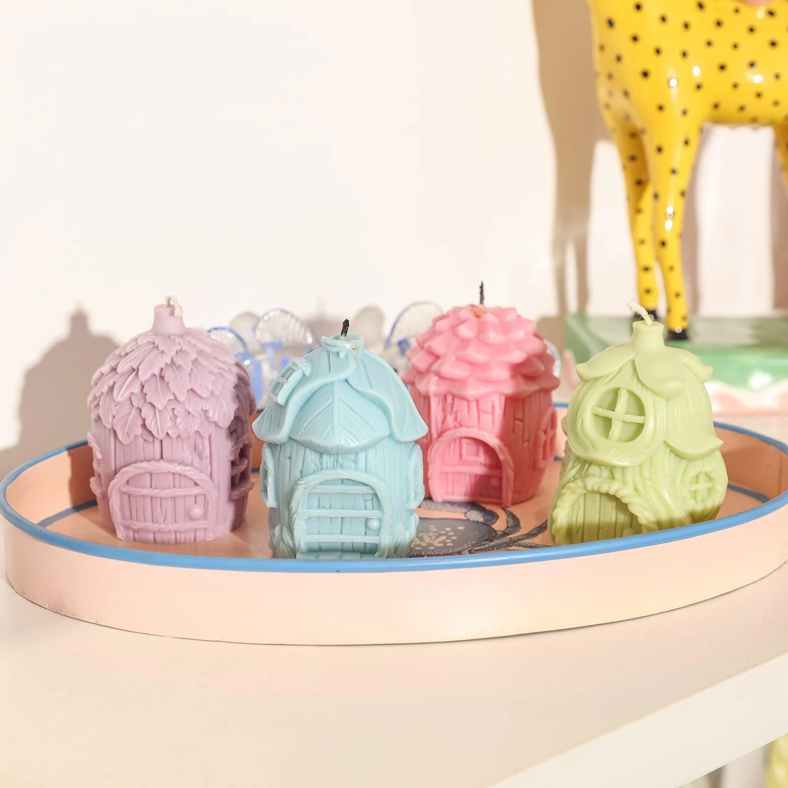 Miniature Fairy House Candle Silicone Mold - Image 6