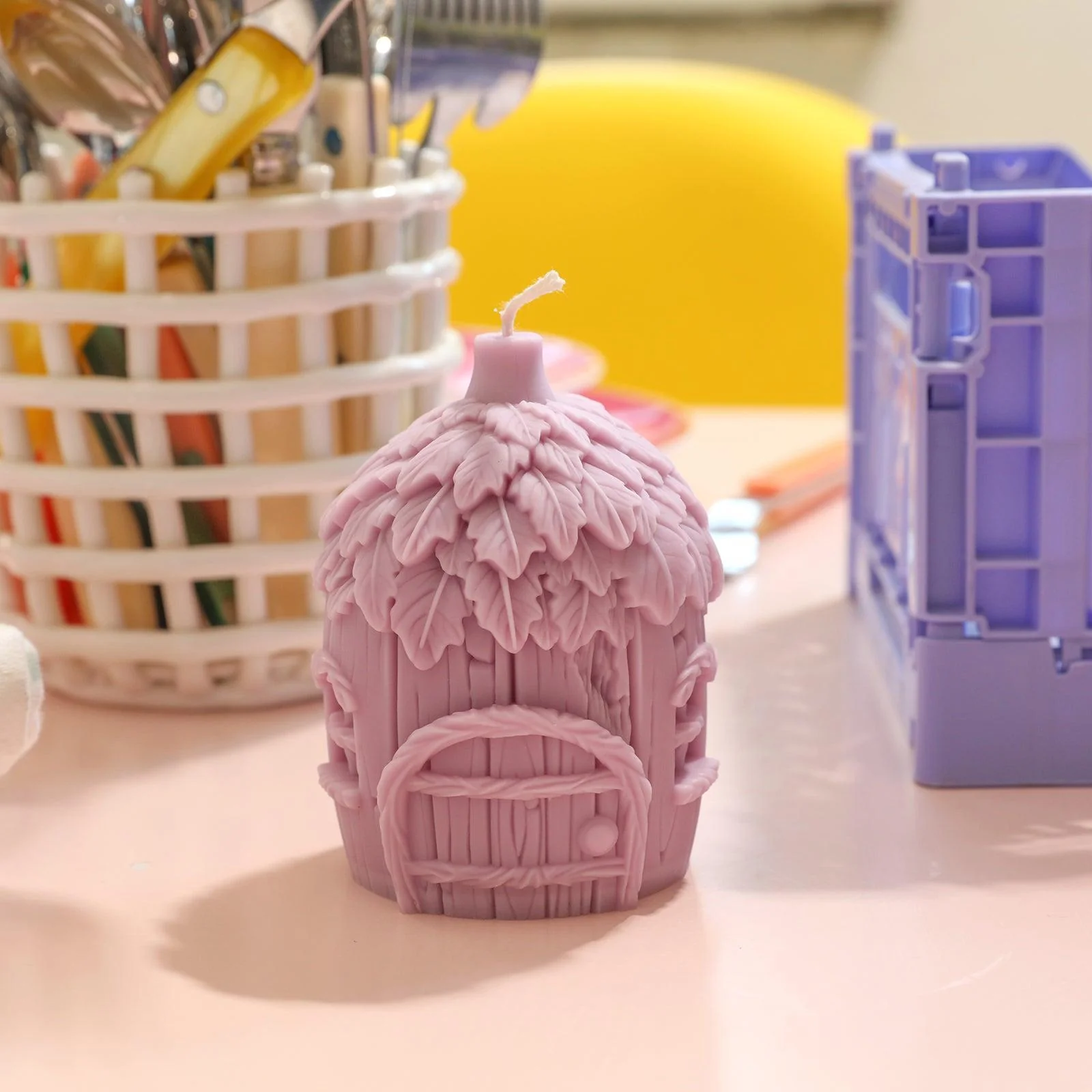 Miniature Fairy House Candle Silicone Mold - Image 4