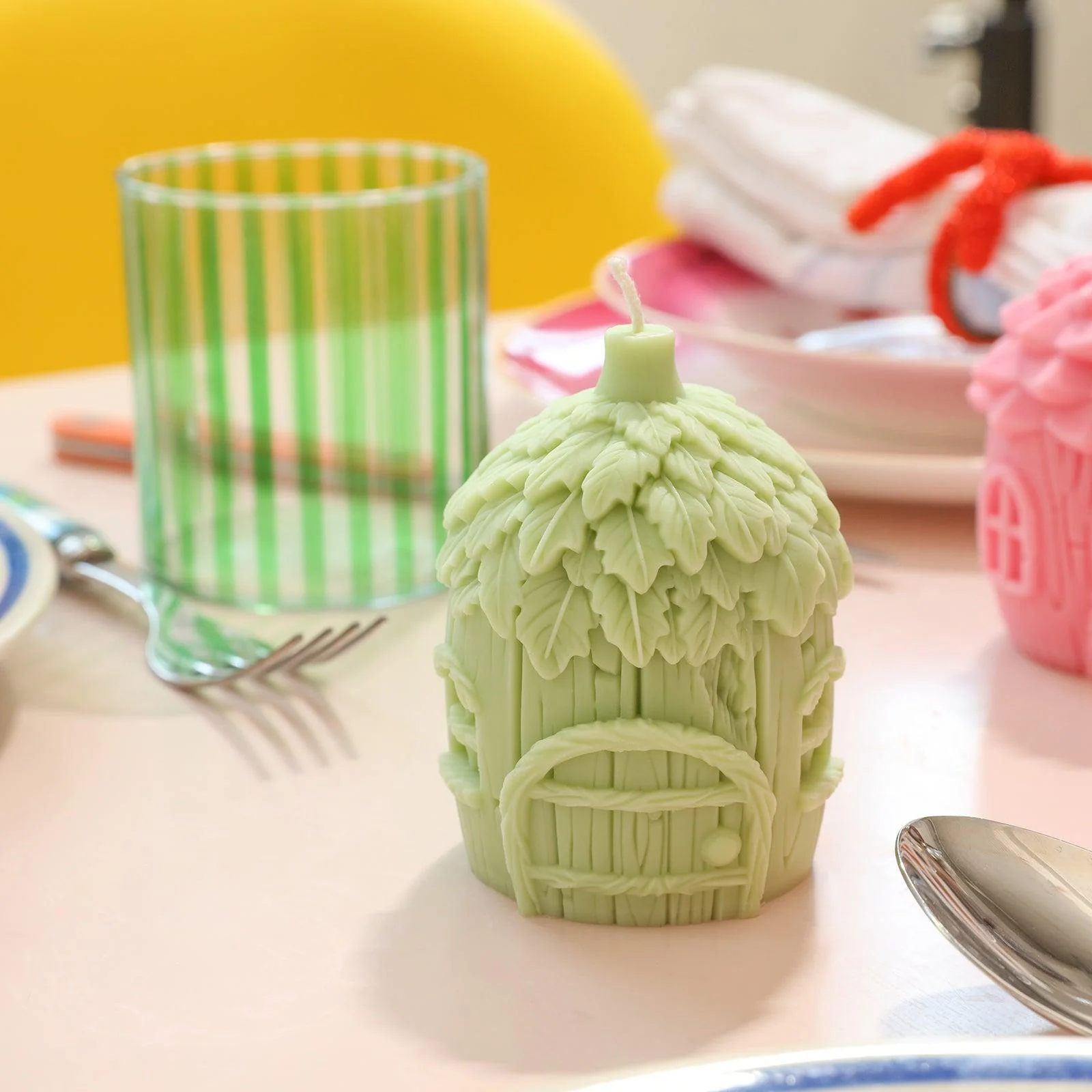 Miniature Fairy House Collection Candle Silicone Mold - Image 6