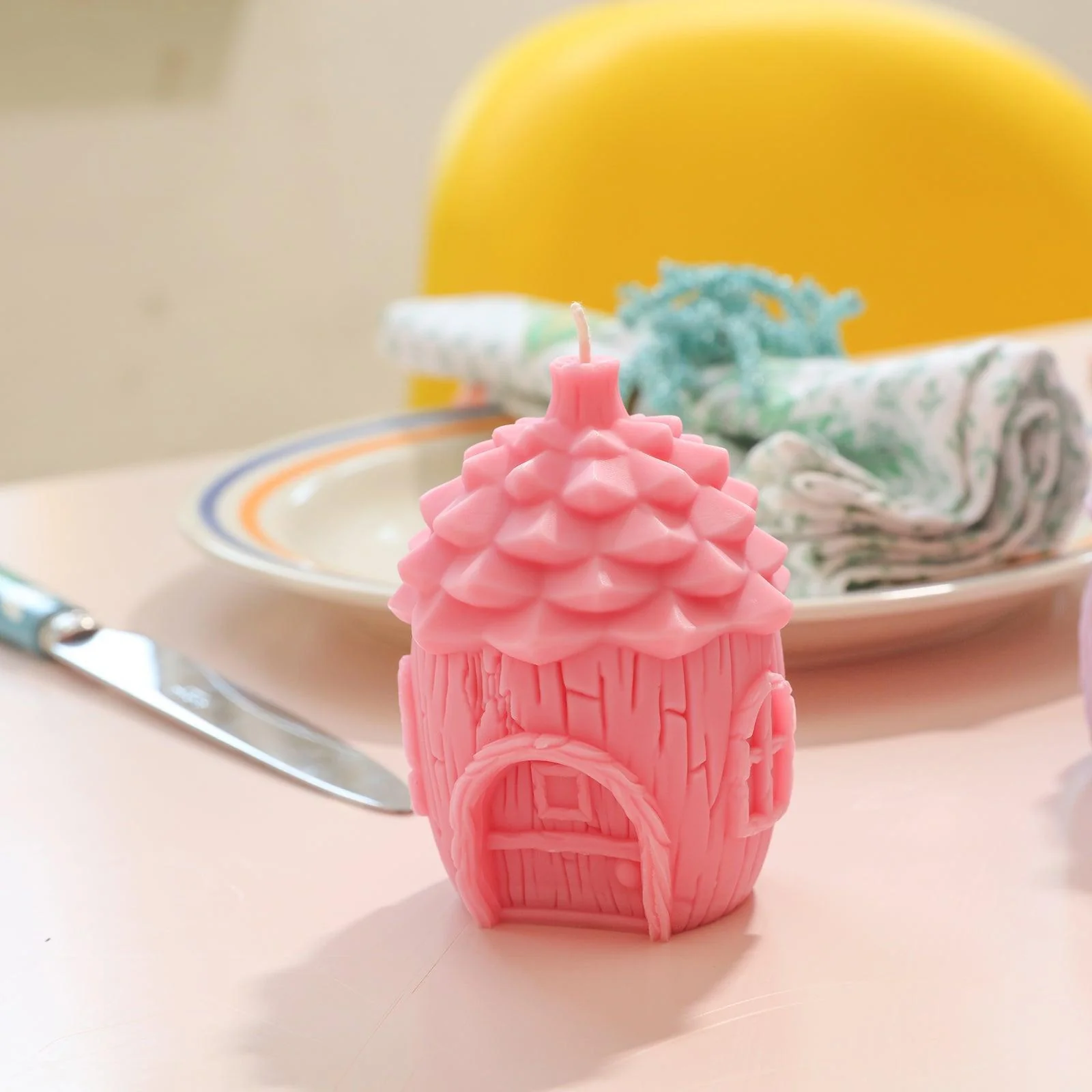 Miniature Fairy House Candle Silicone Mold - Image 4