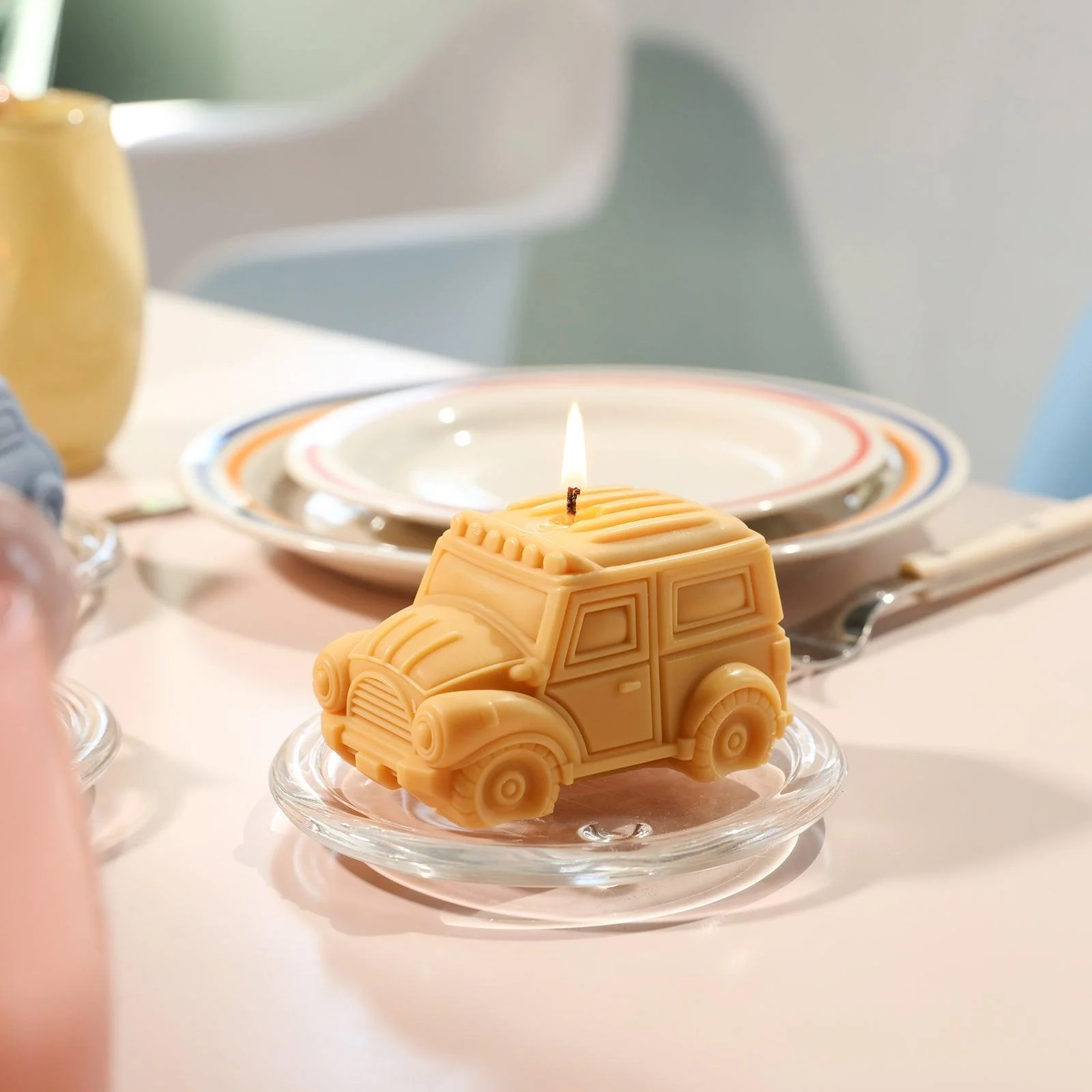 Vintage Off-Road Car Candle Silicone Mold - Image 5