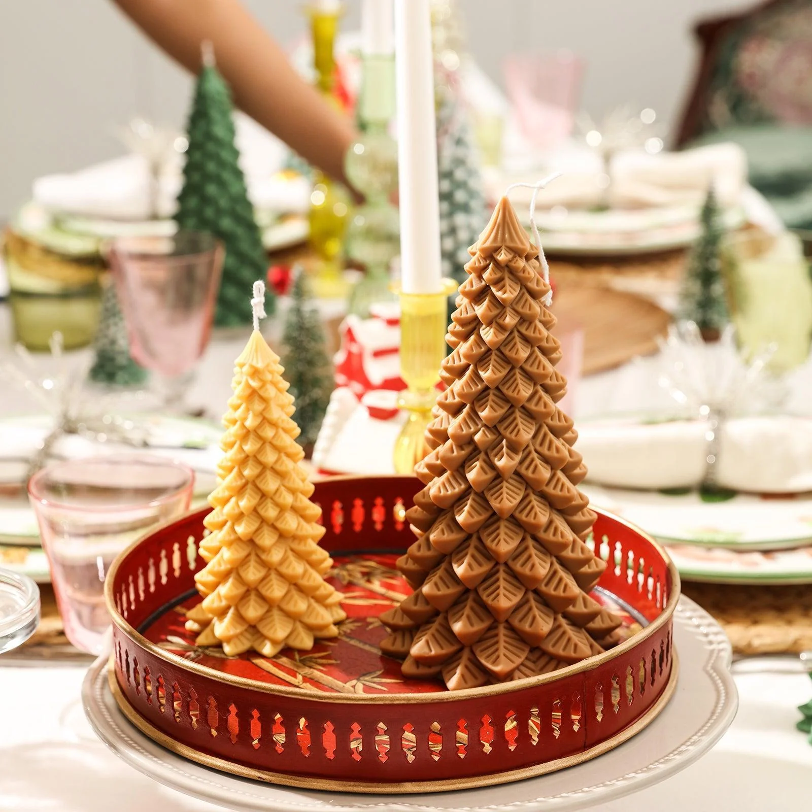 Chritsmas Pine Tree Candle Silicone Mold - Image 5