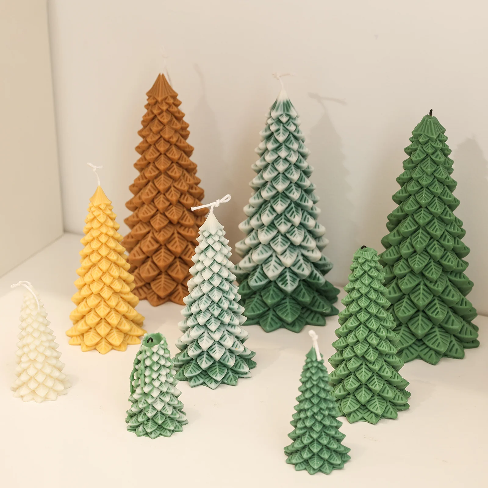 Chritsmas Pine Tree Candle Silicone Mold - Image 7
