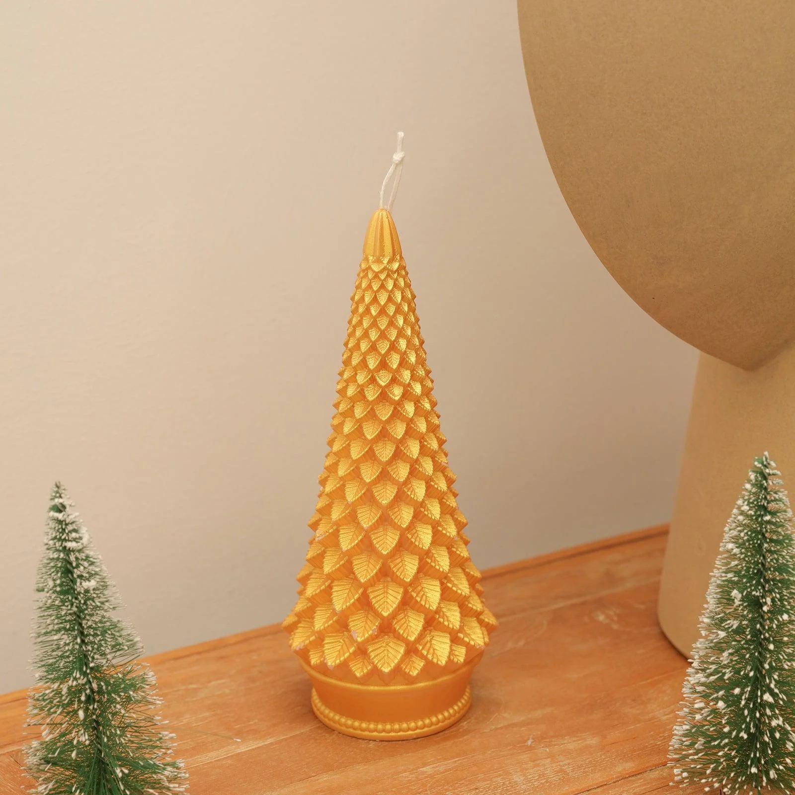 4'' Conical Christmas Tree Candle Silicone Mold - Image 5
