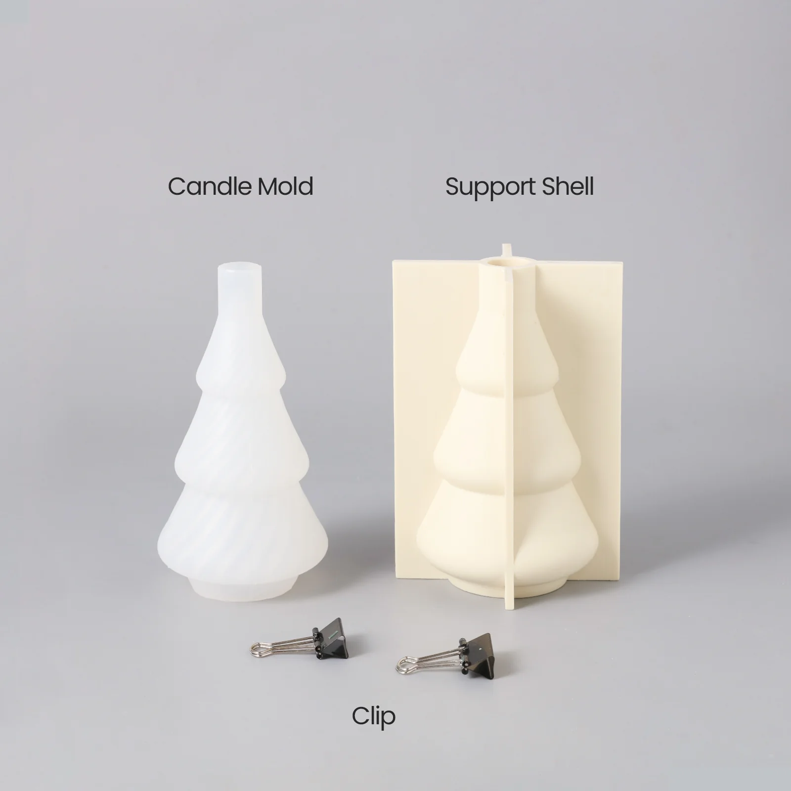 6'' Evergreen Christmas Tree Candle Silicone Mold - Image 8
