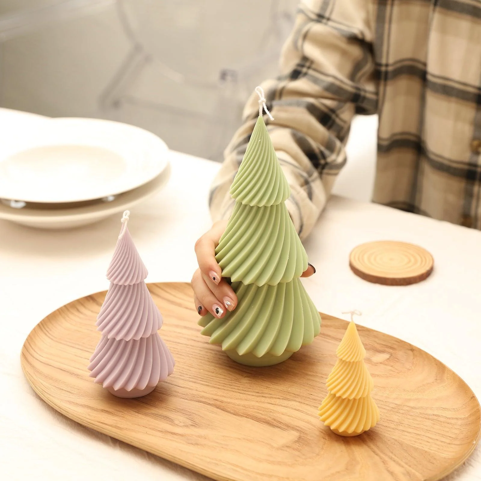 Evergreen Christmas Tree Candle Silicone Mold - Image 5