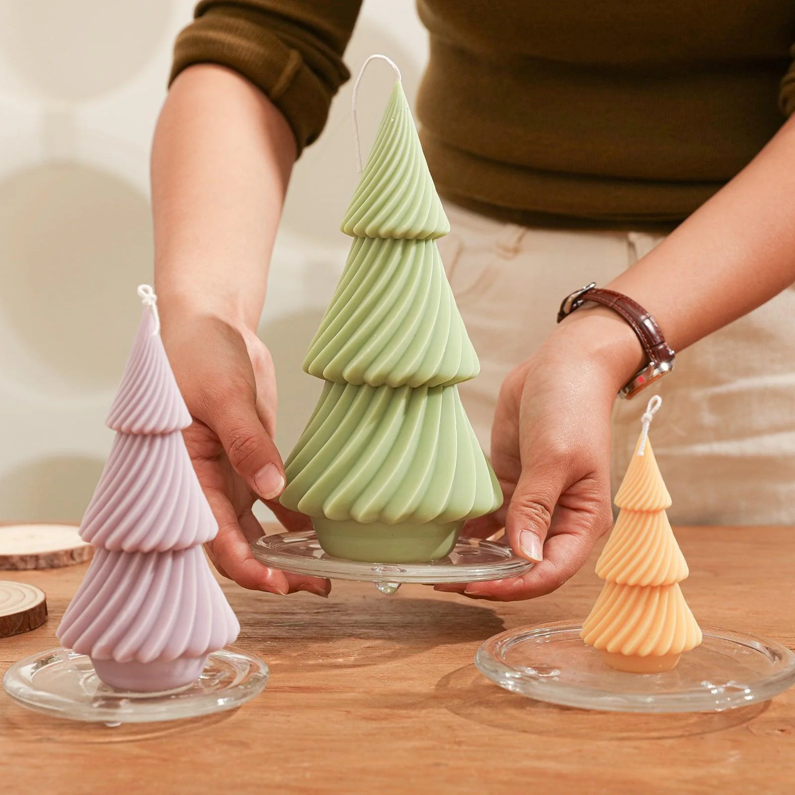 Evergreen Christmas Tree Candle Silicone Mold - Image 7