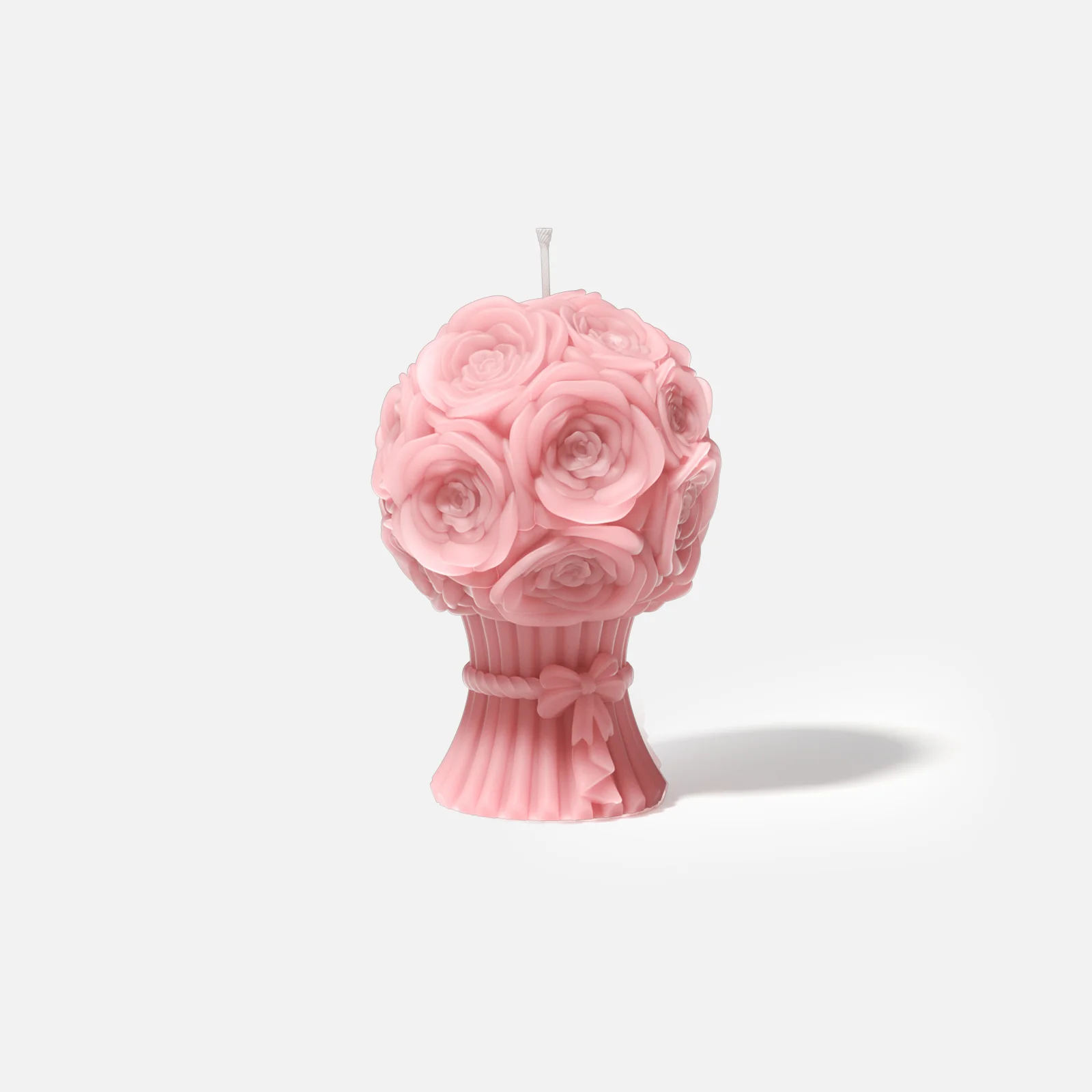 Rose Bouquet Flourishing Candle Silicone Mold