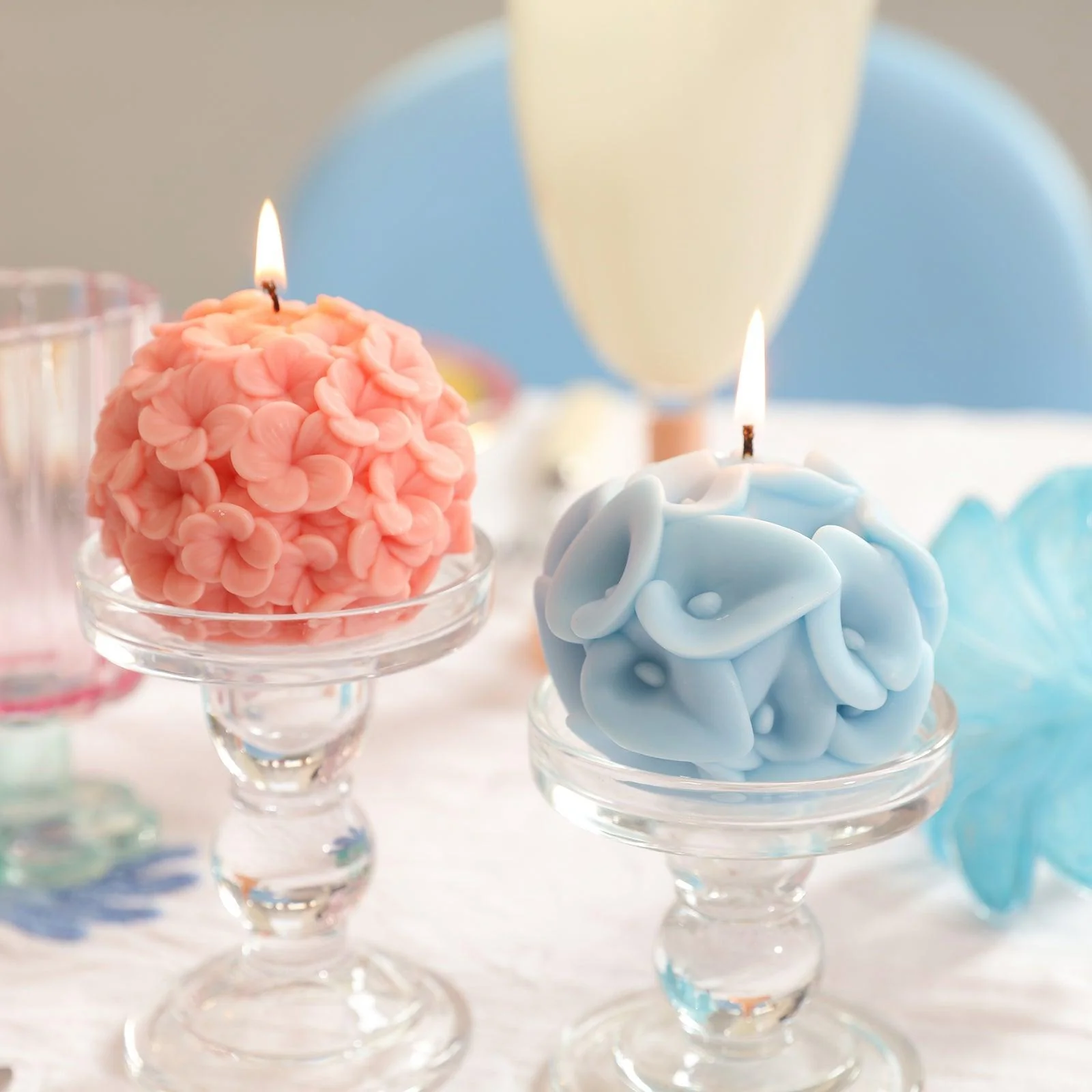Whispering Hydrangea Orbs Candle Silicone Mold - Image 5