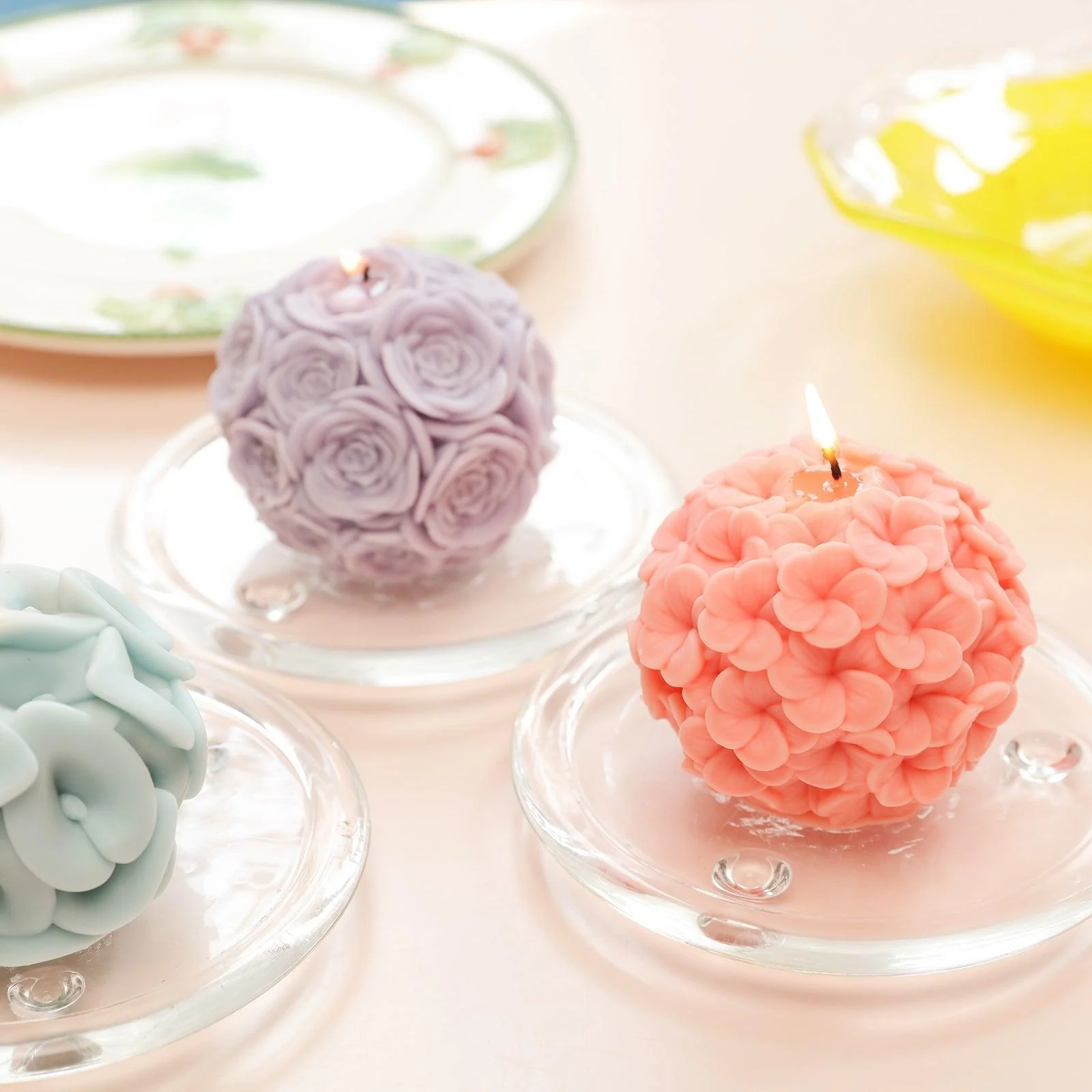 Whispering Hydrangea Orbs Candle Silicone Mold - Image 7