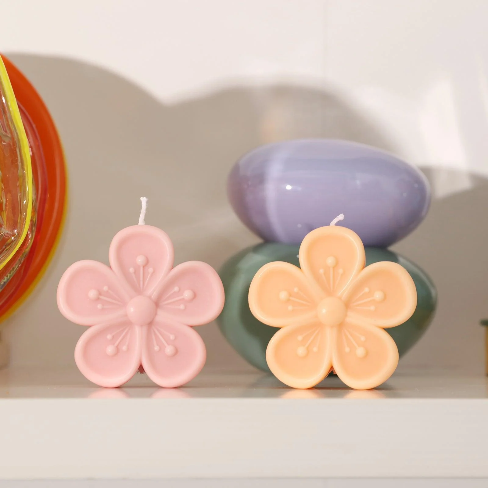 Peach Blossom Harmony Candle Silicone Mold - Image 6