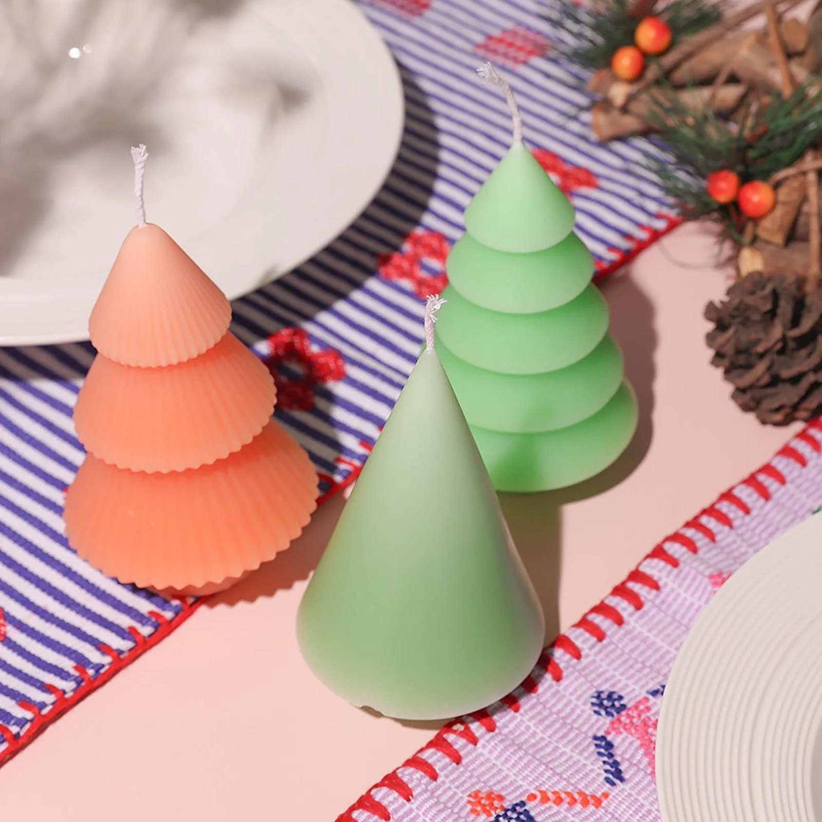 Glowing Christmas Tree Candle Silicone Mold - Ⅲ - Image 6
