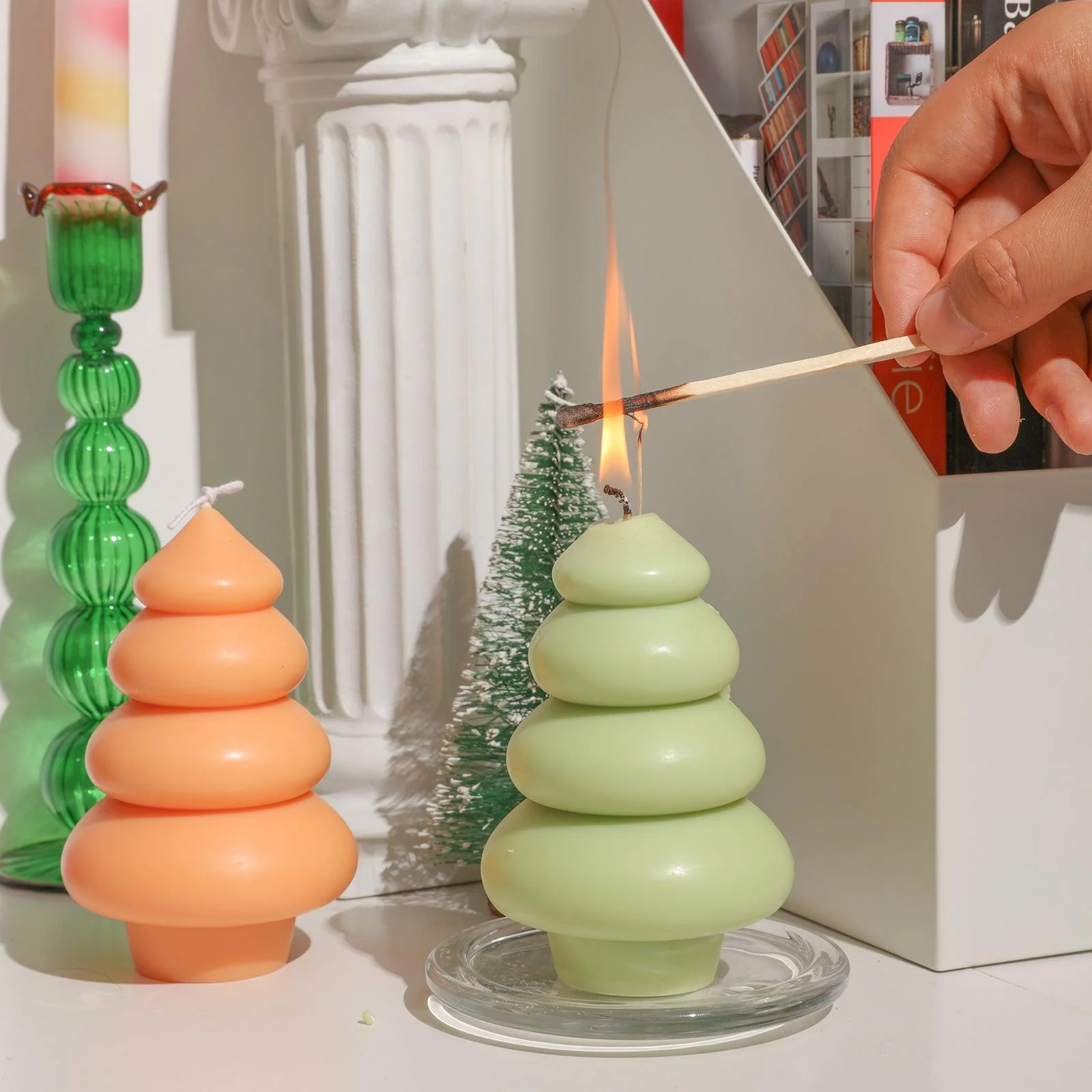 Glowing Christmas Tree Candle Silicone Mold - Ⅳ - Image 5