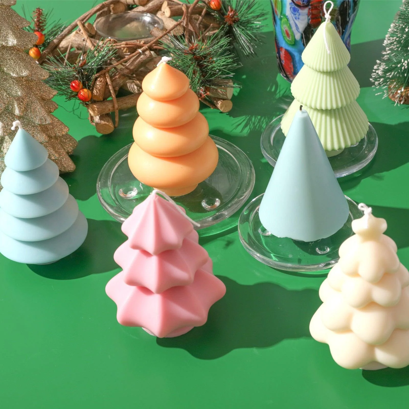 Glowing Christmas Tree Candle Silicone Mold - Ⅳ - Image 6