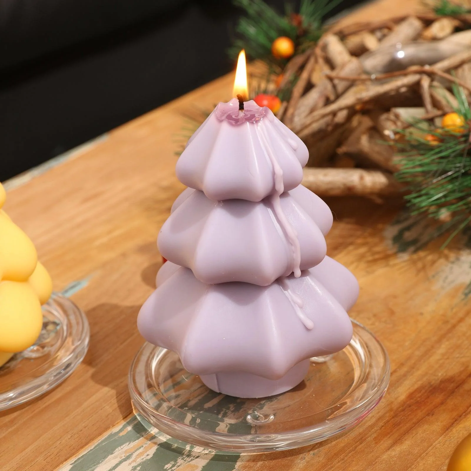 Glowing Christmas Tree Candle Silicone Mold - Ⅴ - Image 4