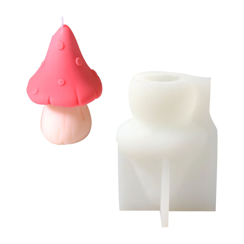 Forest Guardian Mushroom Candle Silicone Mold - Image 9