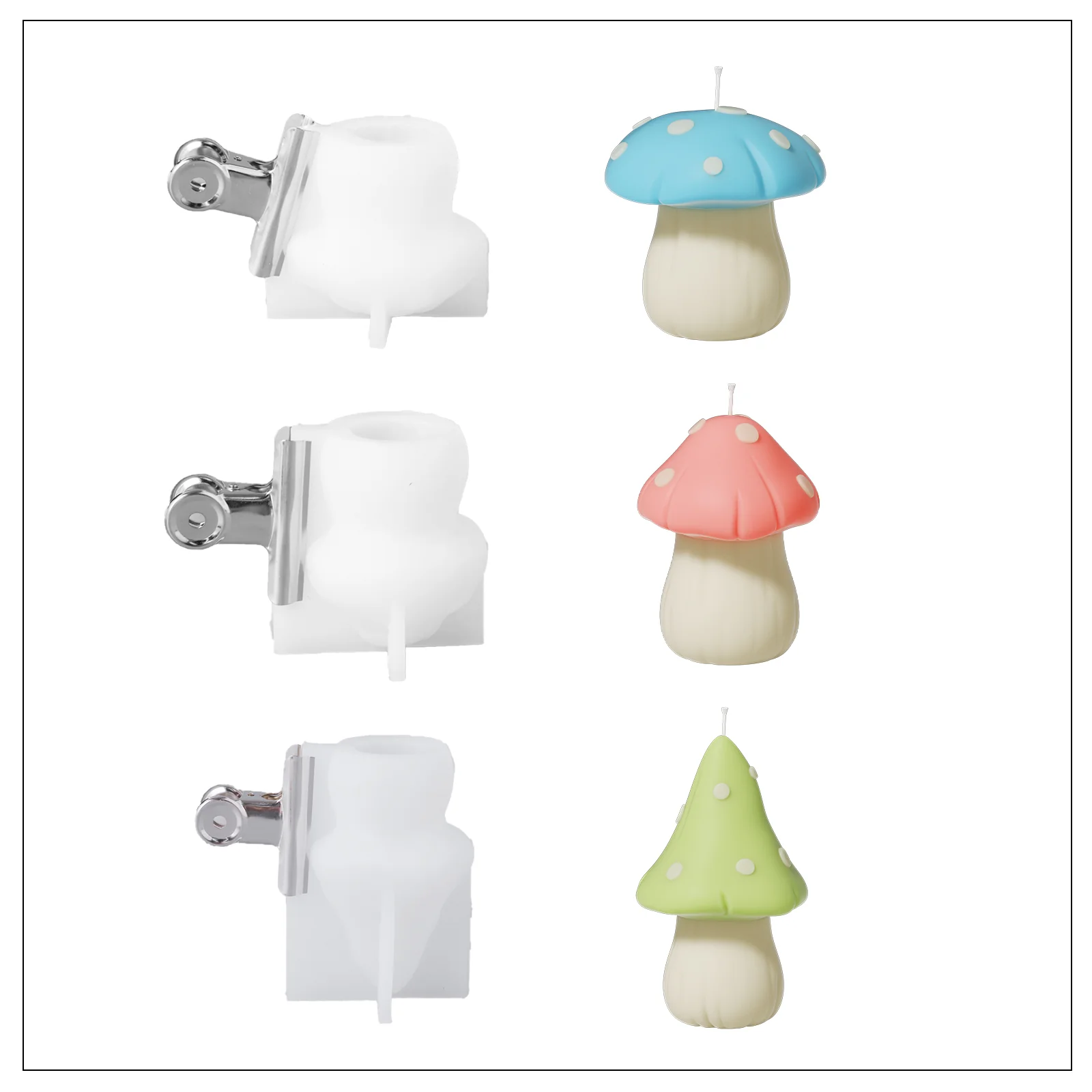 Magic Fungi Mushroom Candle Silicone Mold - Image 11