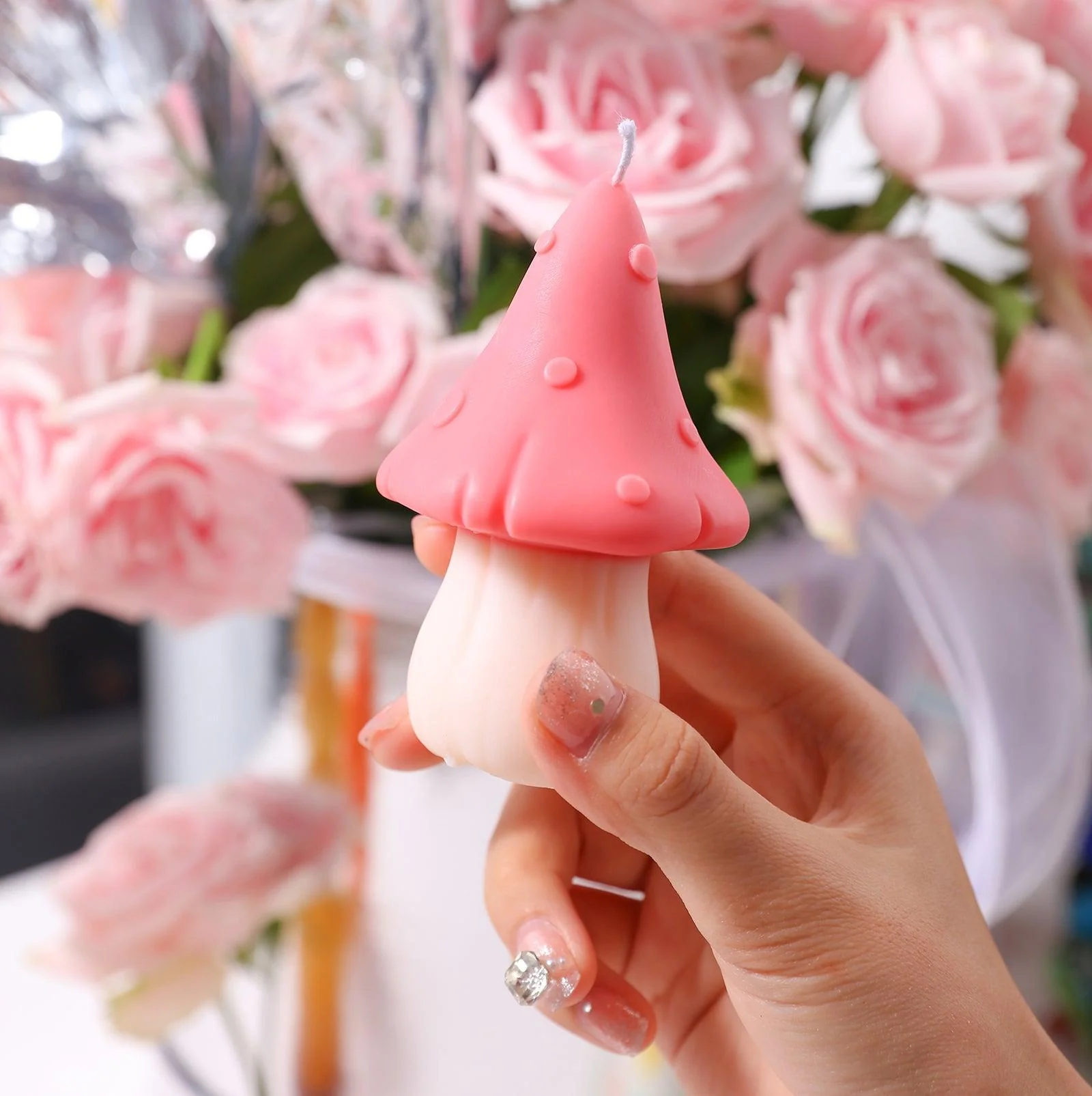Forest Guardian Mushroom Candle Silicone Mold - Image 5