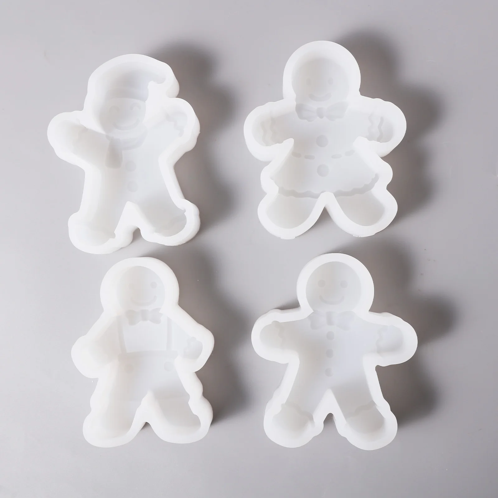 The Gingerbread Man Family Silicone Candle Mold - Image 7