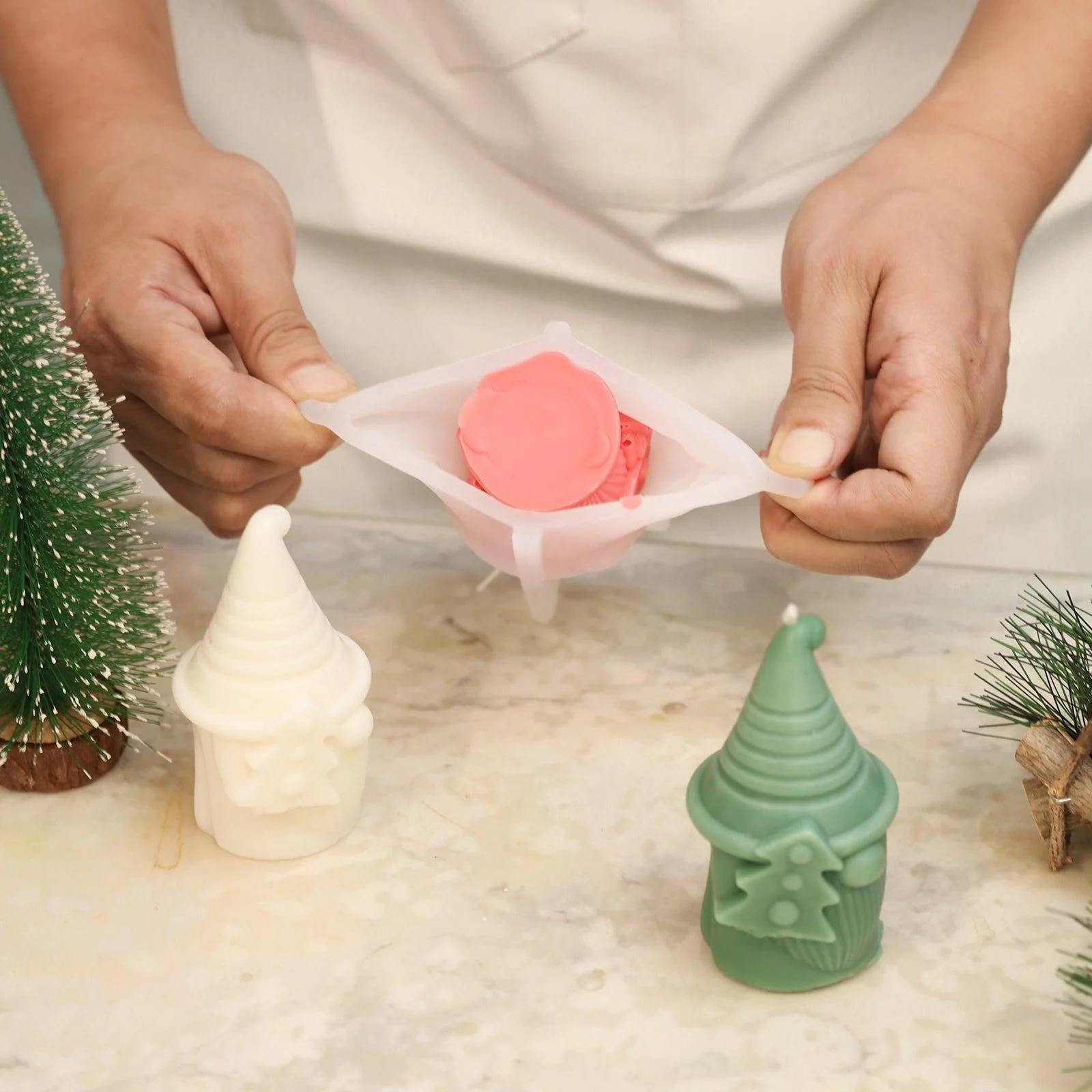 Douglas of Hat-tastic Gnome Squad Candle Silicone Mold - Image 3