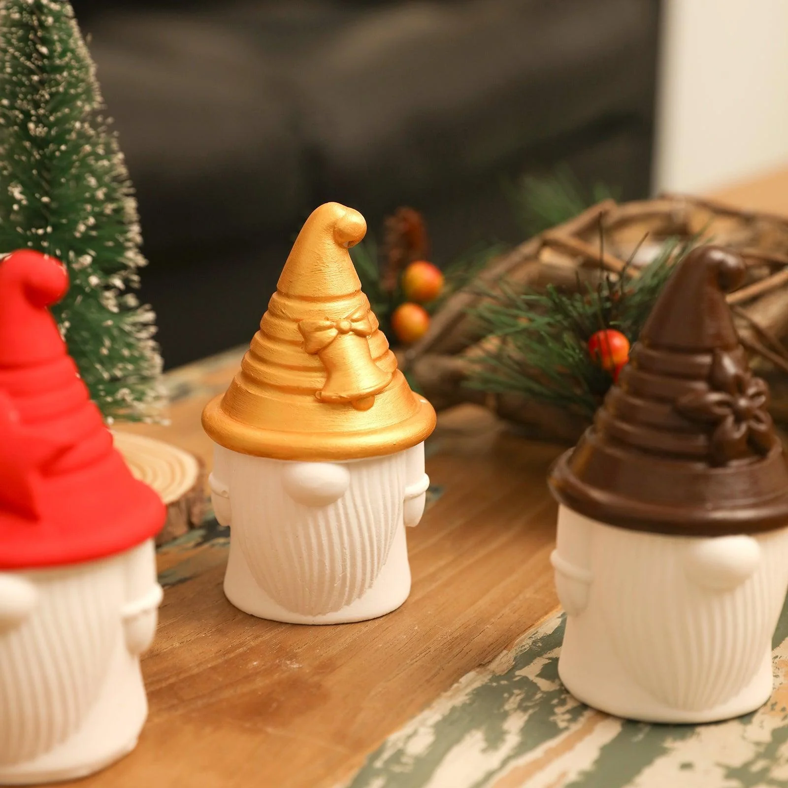Bell of Hat-tastic Gnome Squad Candle Silicone Mold - Image 5
