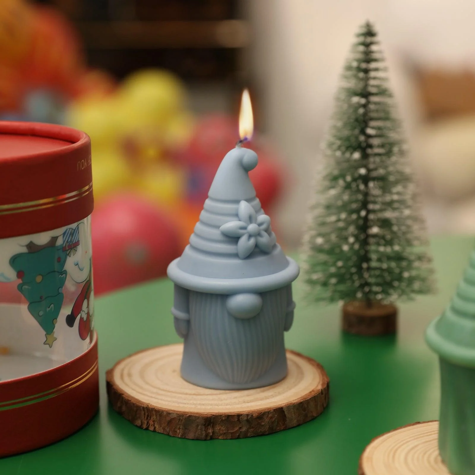 Florian of Hat-tastic Gnome Squad Candle Silicone Mold - Image 4