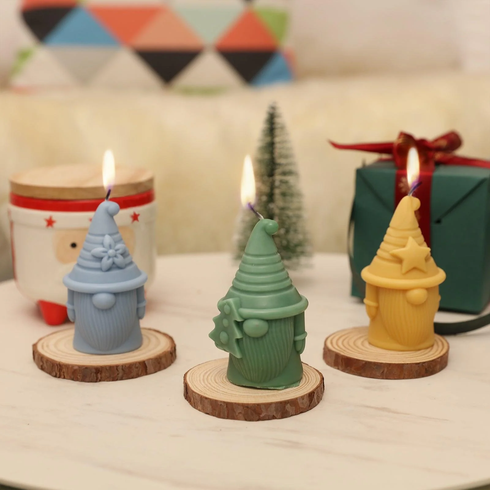 Florian of Hat-tastic Gnome Squad Candle Silicone Mold - Image 7