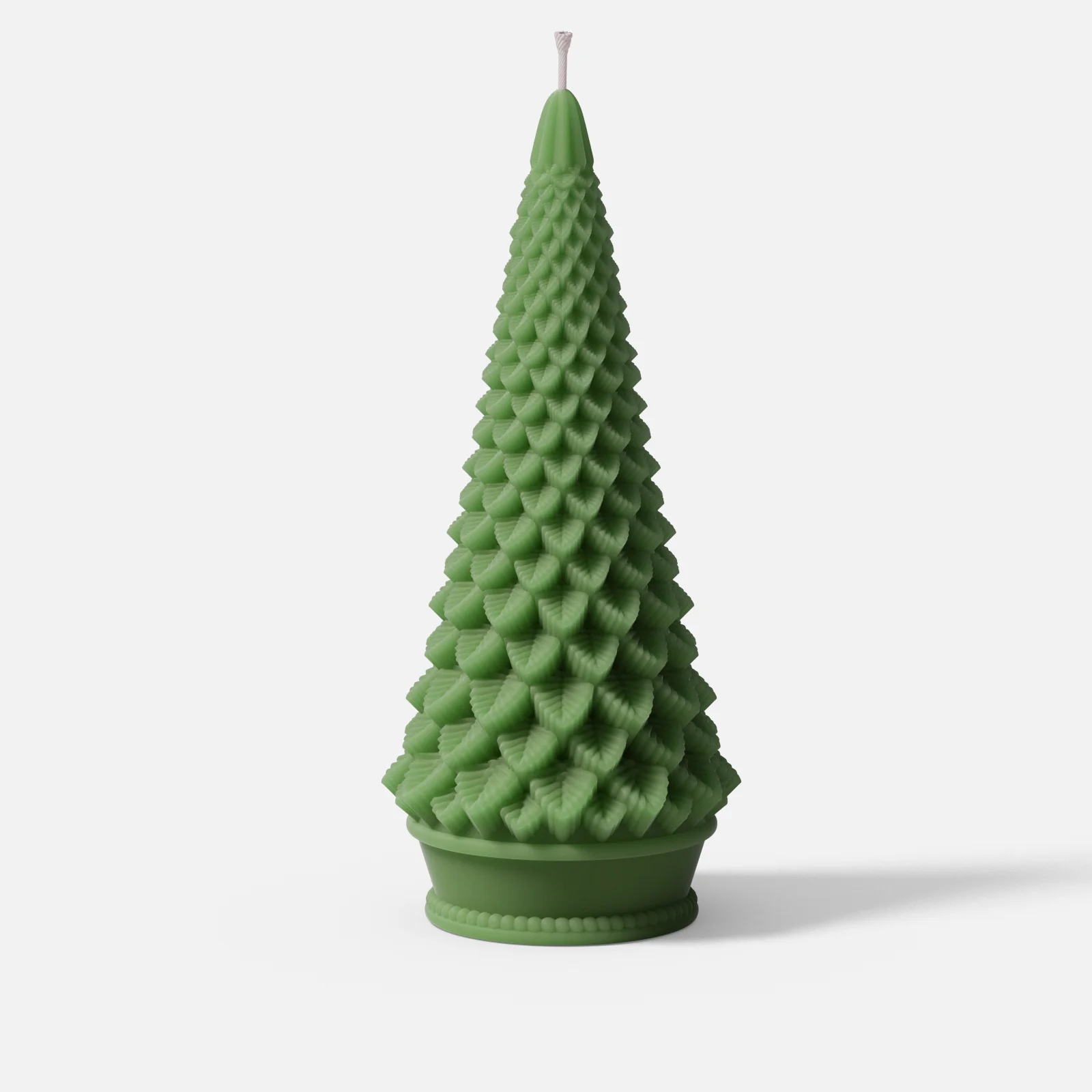 9'' Conical Christmas Tree Candle Silicone Mold