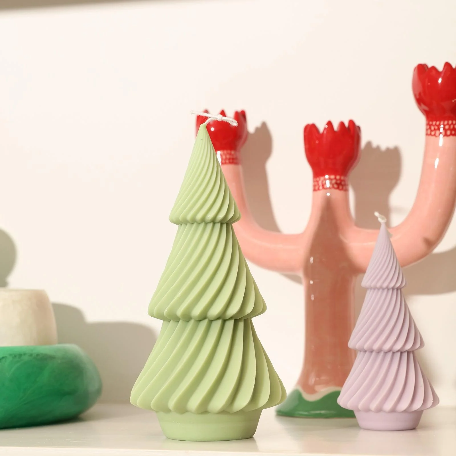 8.5'' Evergreen Christmas Tree Candle Silicone Mold - Image 5