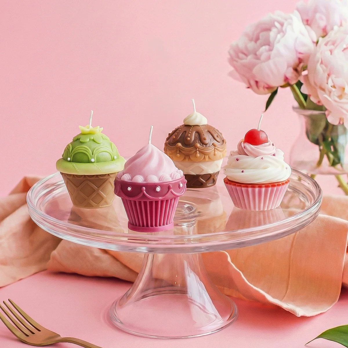 Cupcake Cuties Candle Silicone Mold Collection - Image 2