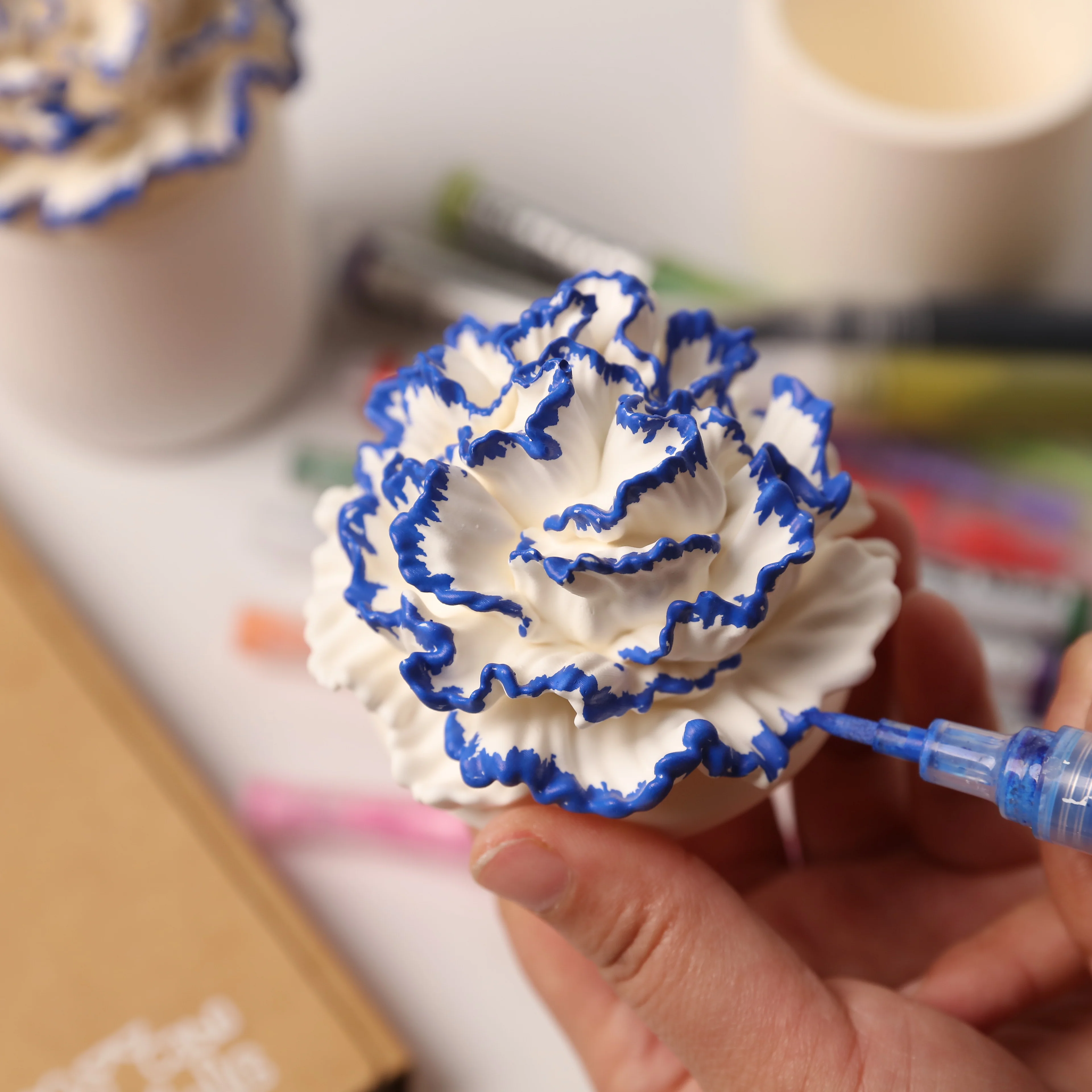 Carnation Blossom Candle Jar Silicone Mold Collection - Image 10