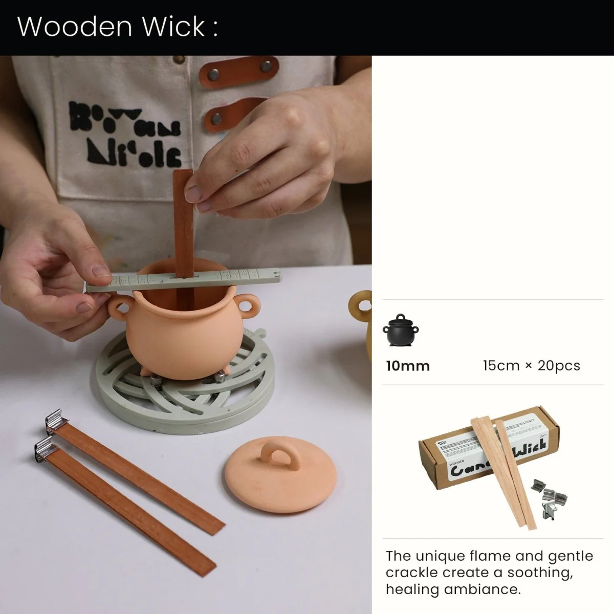 Witchling’s Cauldron Candle Jar Silicone Mold Collection - Image 19