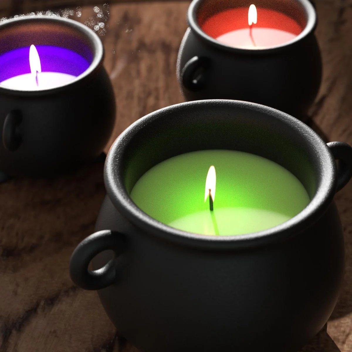 Witchling’s Cauldron Candle Jar Silicone Mold Collection - Image 2