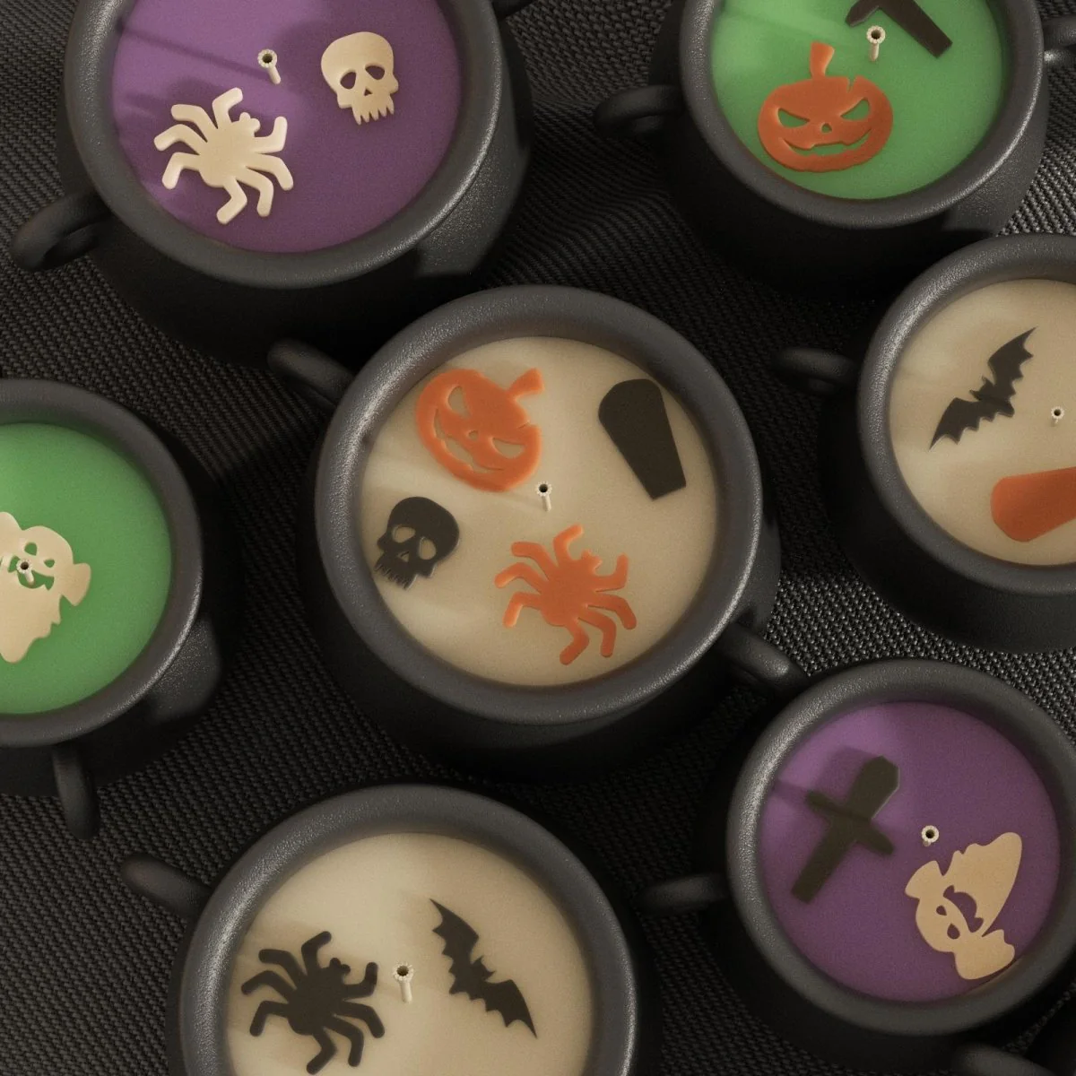 Witchling’s Cauldron Candle Jar Silicone Mold Collection - Image 7