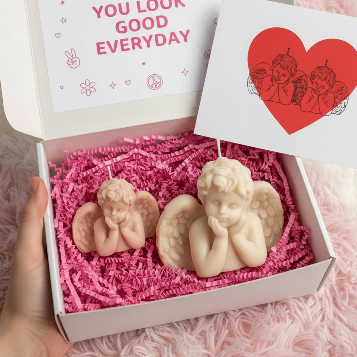 Sleepy Cherub Candle Silicone Mold Collection - Image 2