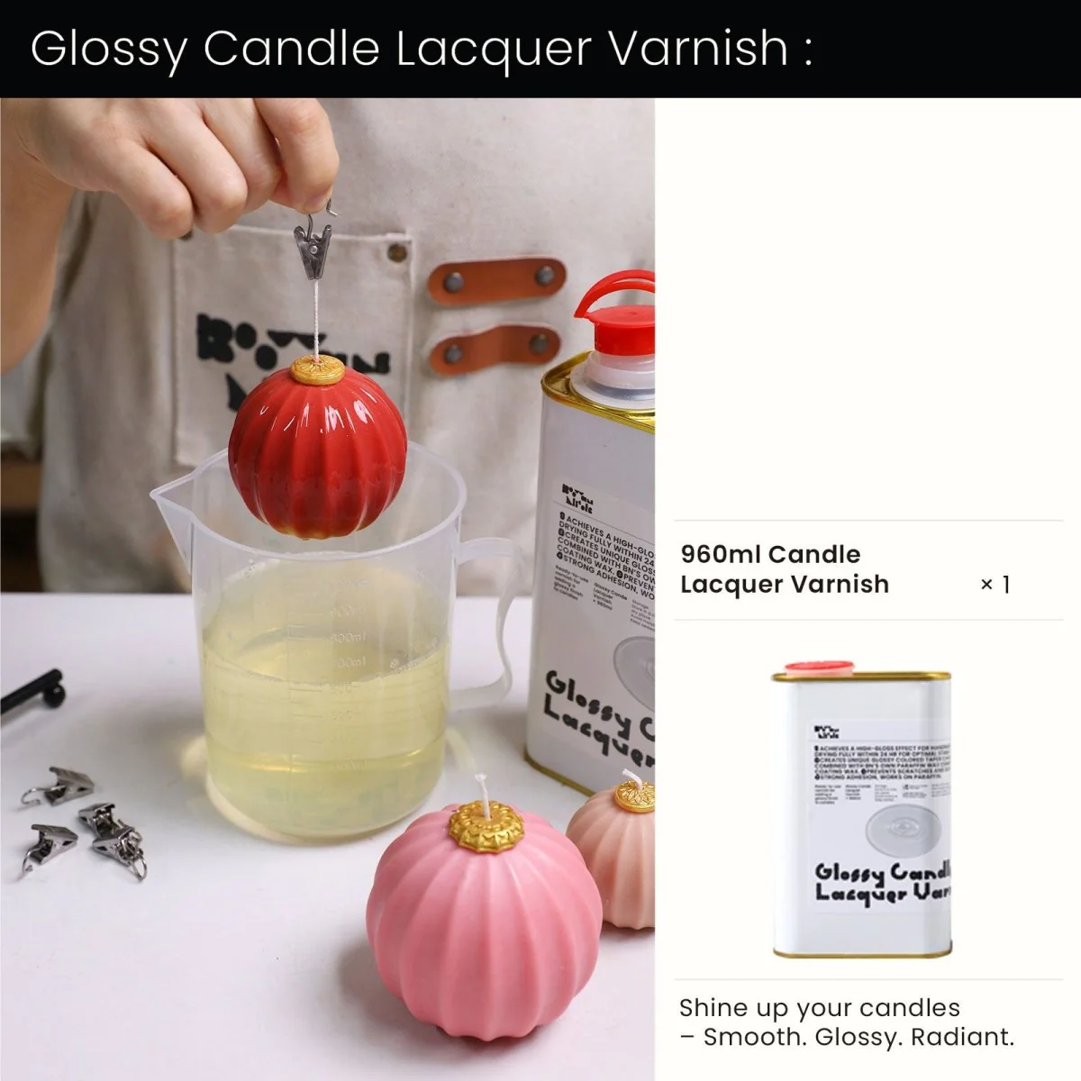 Twist Bloom Christmas Bauble Candle Silicone Mold - Image 17