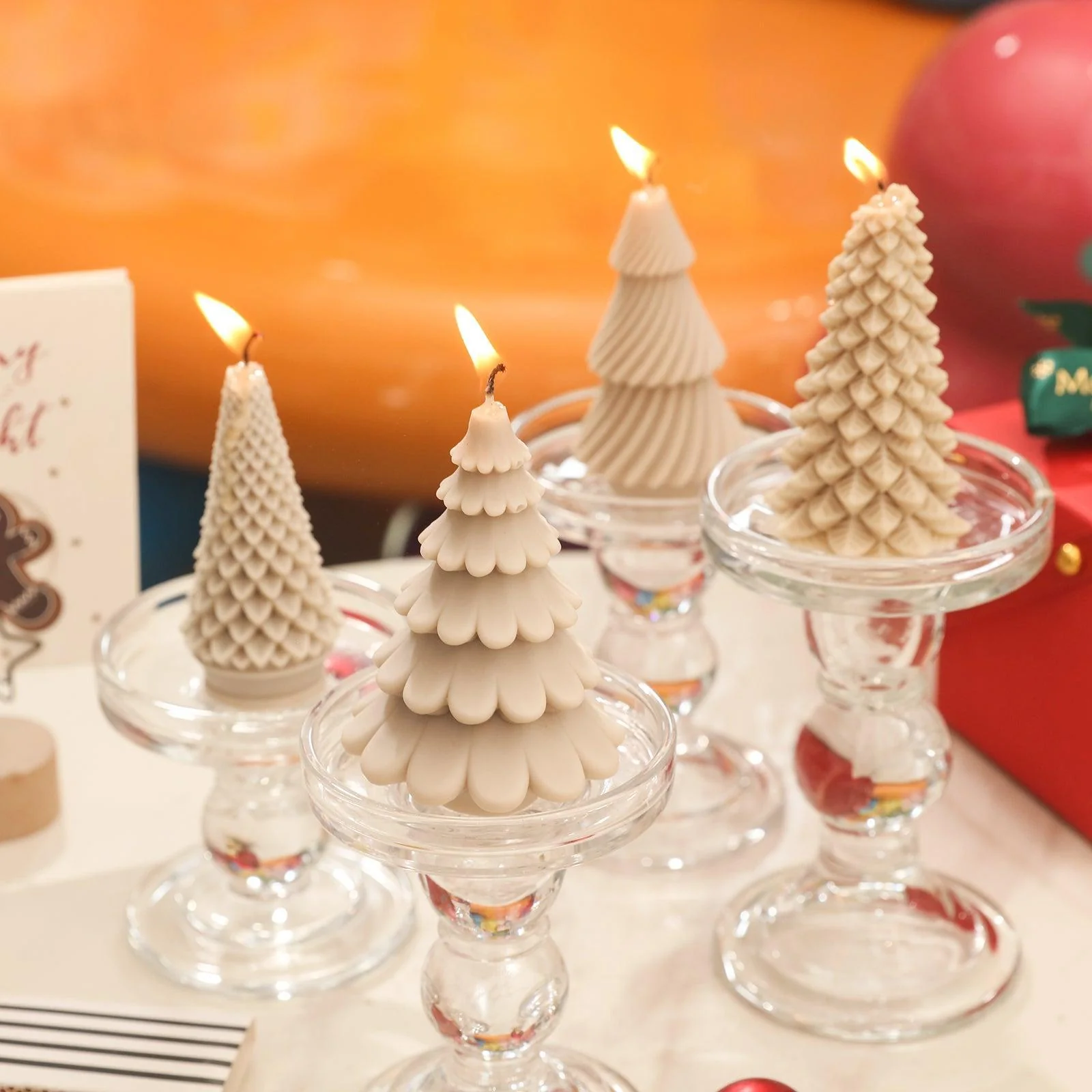 4-inch Christmas Tree Candle Silicone Mold - Image 5