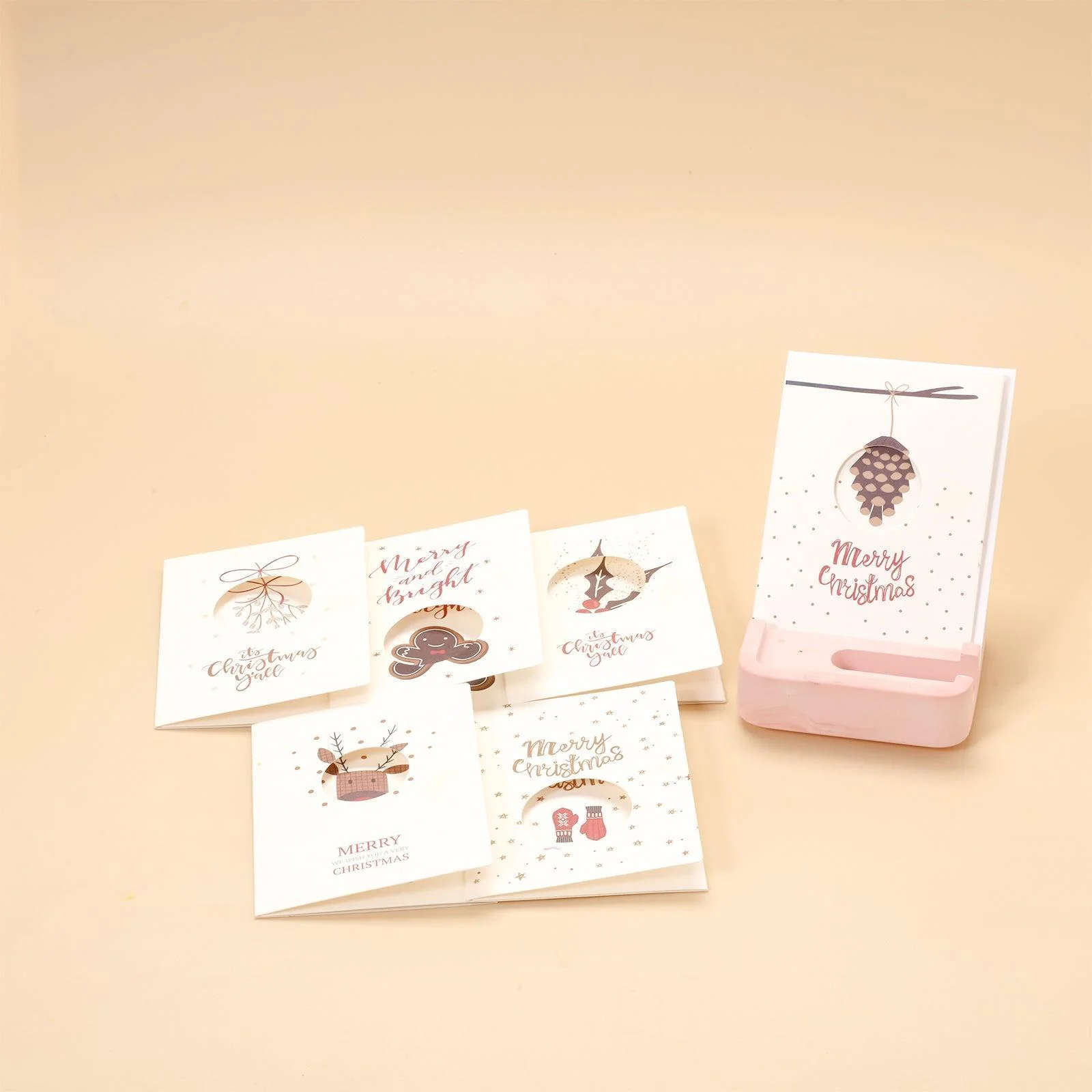 Merry Christmas Greeting Card 6 Pack â…¡ - Image 2