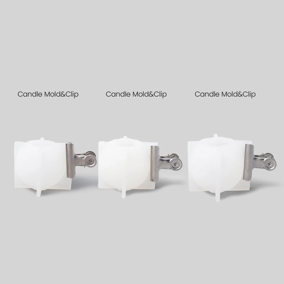 Christmas Charm Bauble Light Candle Silicone Mold Collection - Image 11