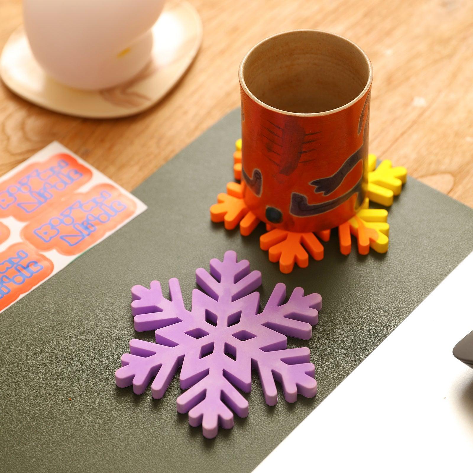 Christmas Snowflakes Shape Coaster Silicone Mold - Image 5