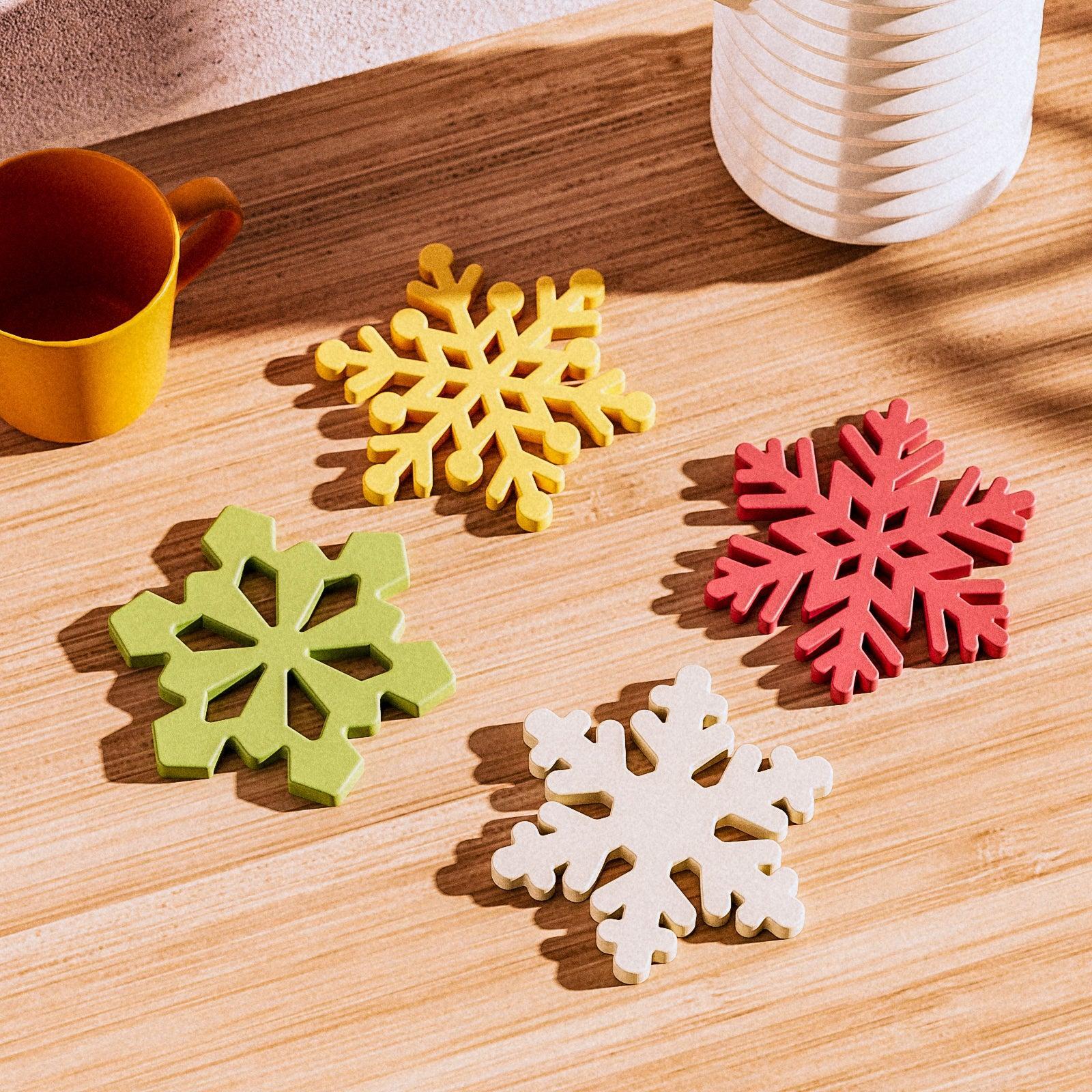 Christmas Snowflakes Shape Coaster Silicone Mold - Image 7