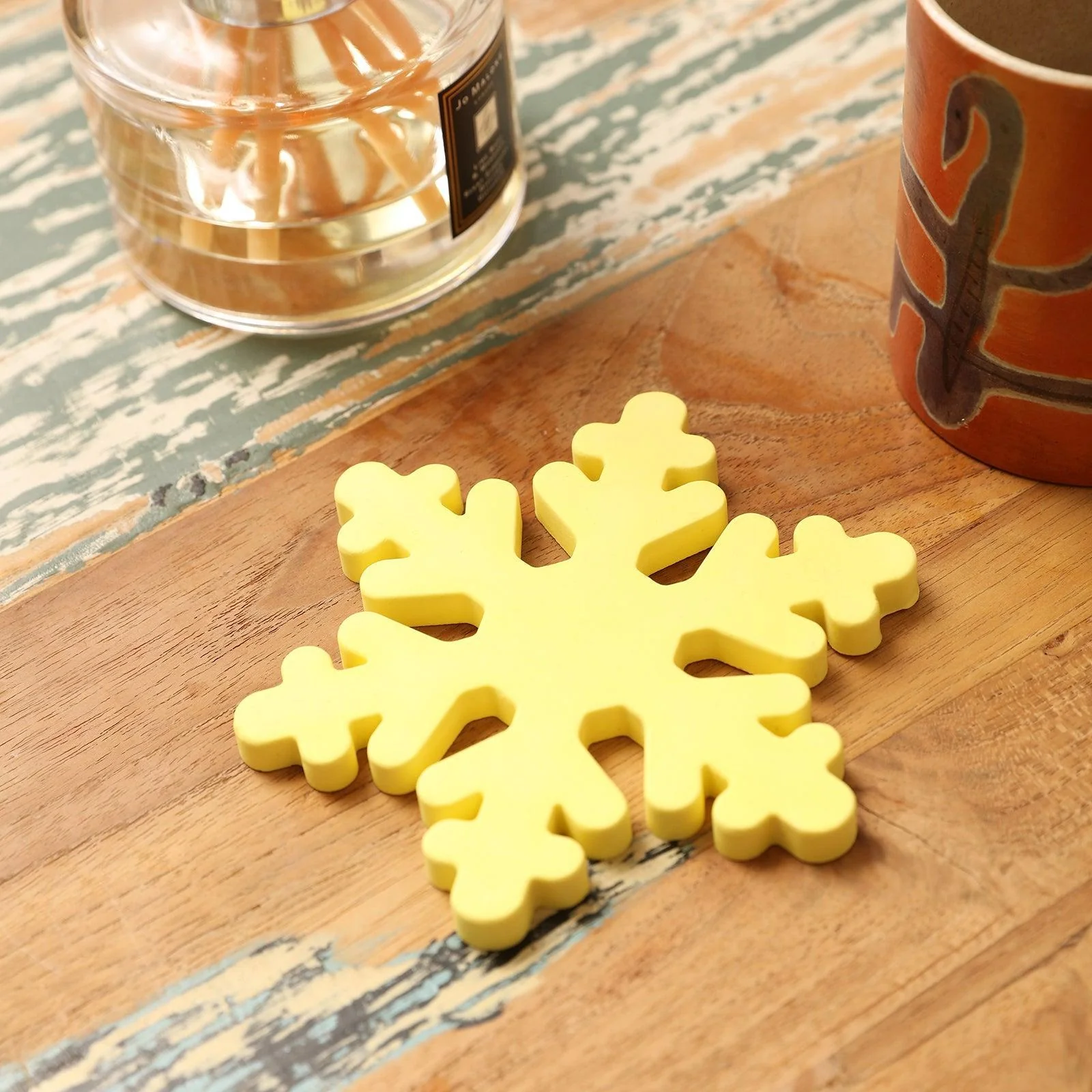 Christmas Snowflakes Shape Coaster Silicone Mold - Image 5