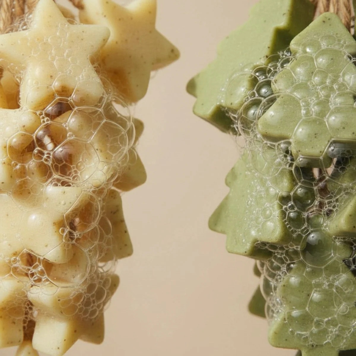 Bubbly Star Pine Cluster Soap Silicone Mold - Image 3