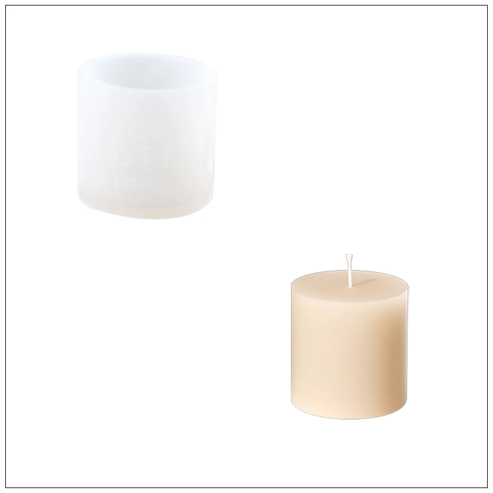 Christmas Themed Candle Jar with Lid Silicone Mould - Image 13