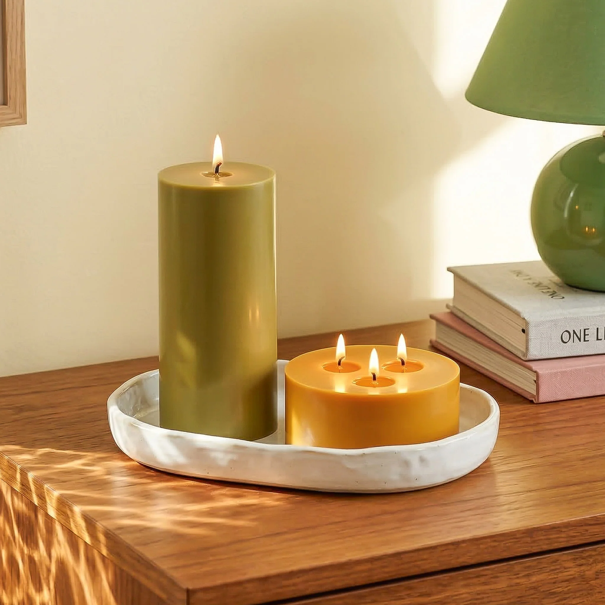 Classic Cylinder Acrylic Pillar Candle Mold Set - Image 3