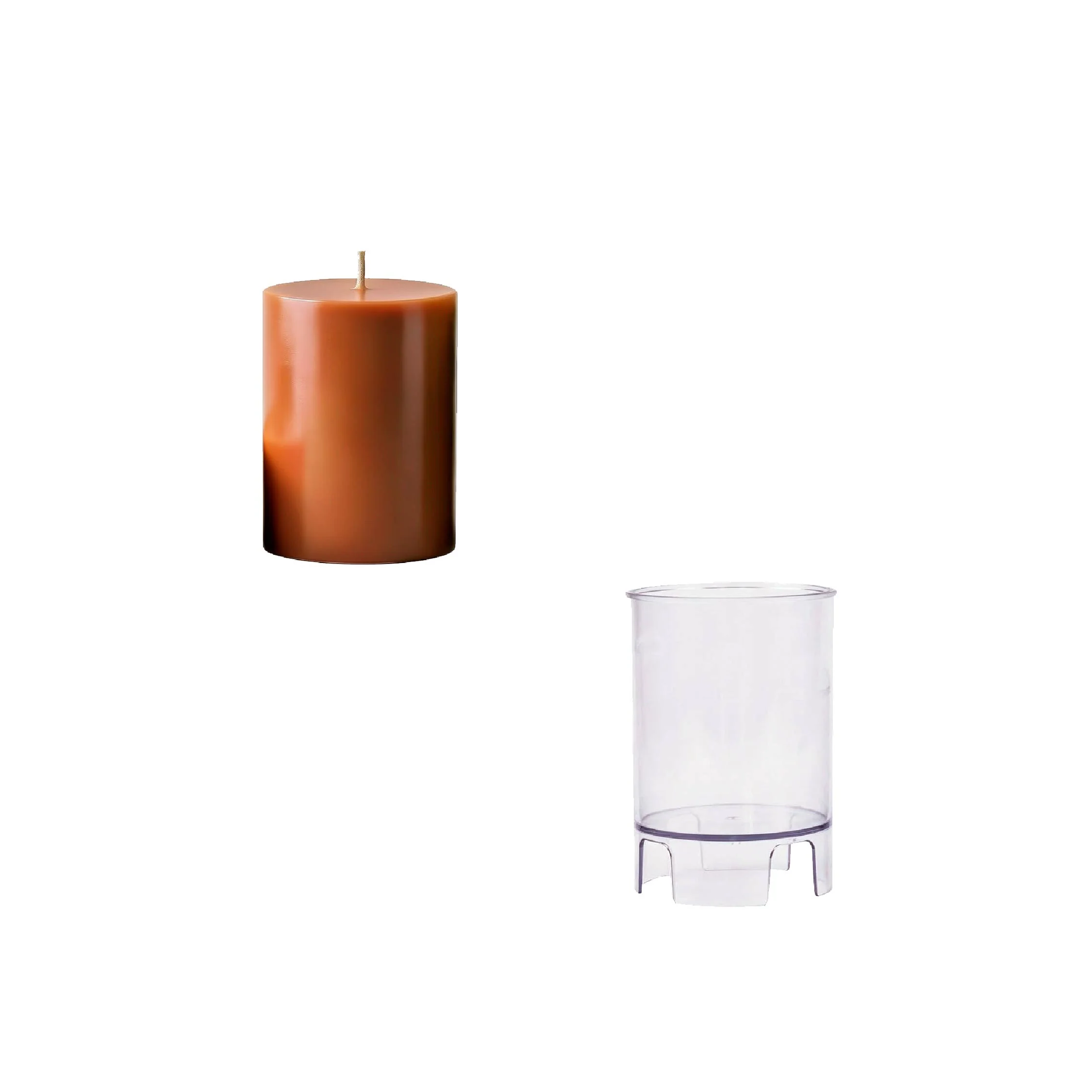 Classic Cylinder Acrylic Pillar Candle Mold Set - Image 9