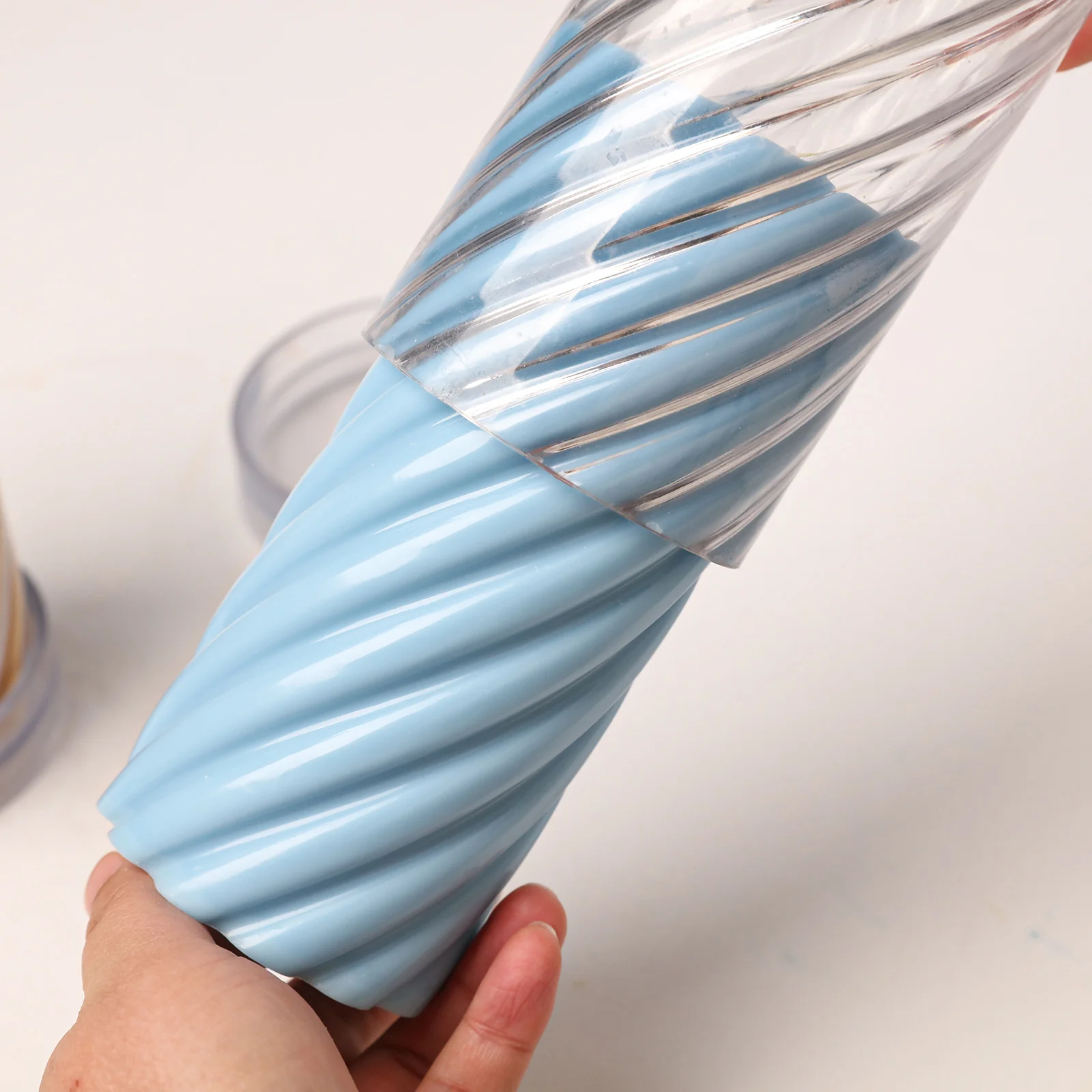 Classic Spiral Acrylic Pillar Candle Mold Set - Image 5