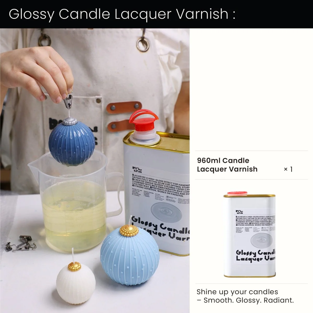 Christmas Baubles of Joy Candle Silicone Mold Collection - Image 19